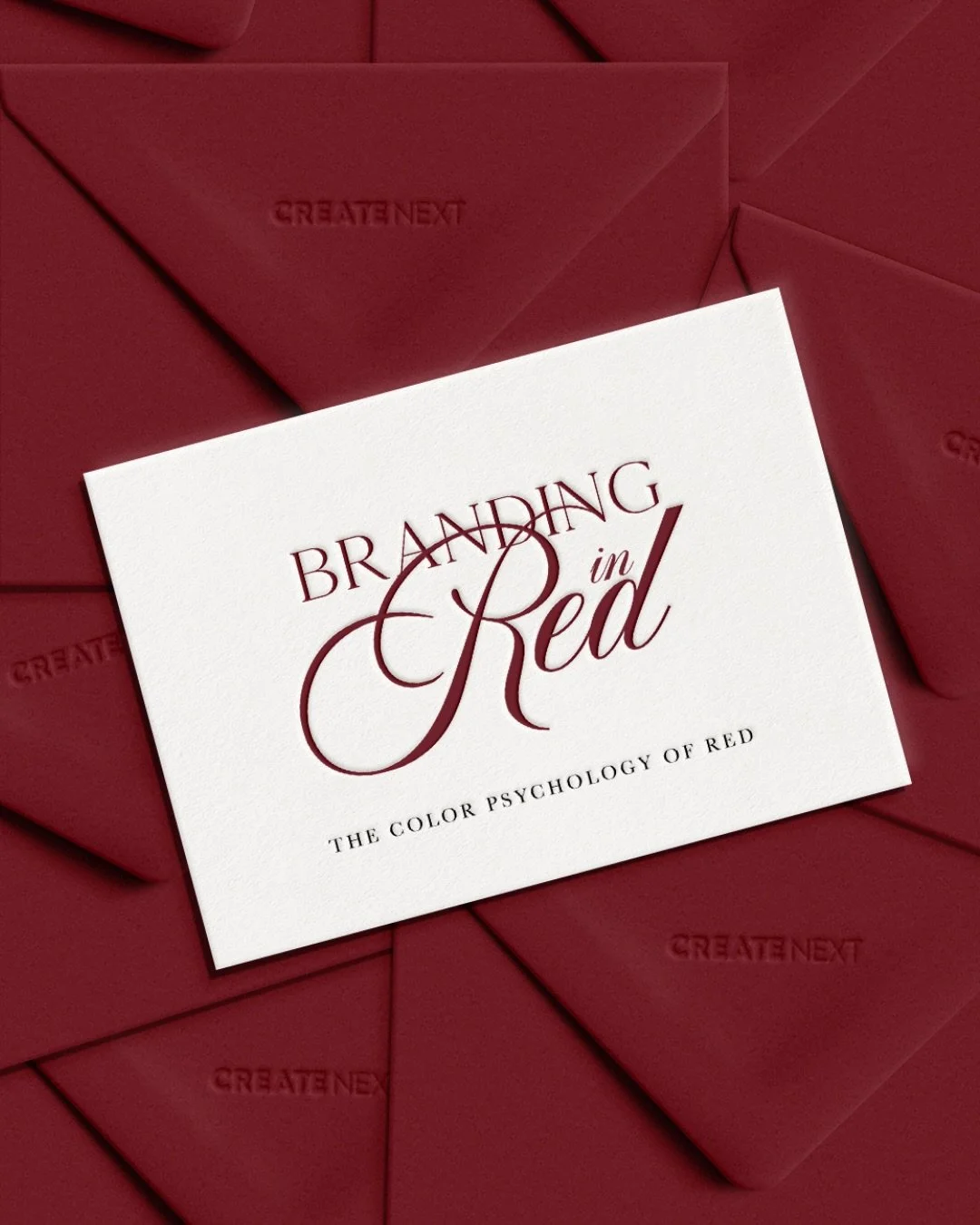 Red is not subtle. It signals confidence, desire, urgency, and power.

When used intentionally, it can elevate a brand from safe to unforgettable. Deep reds feel luxurious and commanding. Bright reds spark energy and action. The key is restraint and 