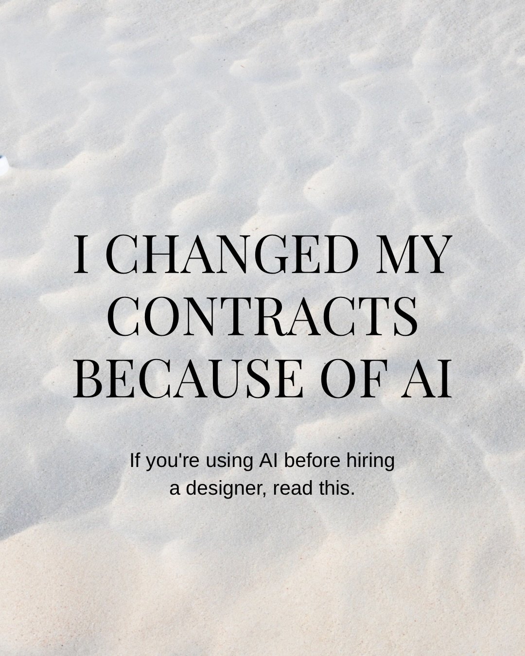 AI created assets are showing up quite often from clients. 

I&rsquo;m learning to adapt with the change and at the same time provide the best guidance for clients who want to use AI. 

AI however impressive, and fast, it is no where near replacing h