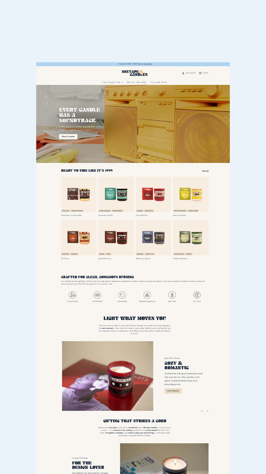 MixedTape Candles - Candles [c]More[/c]