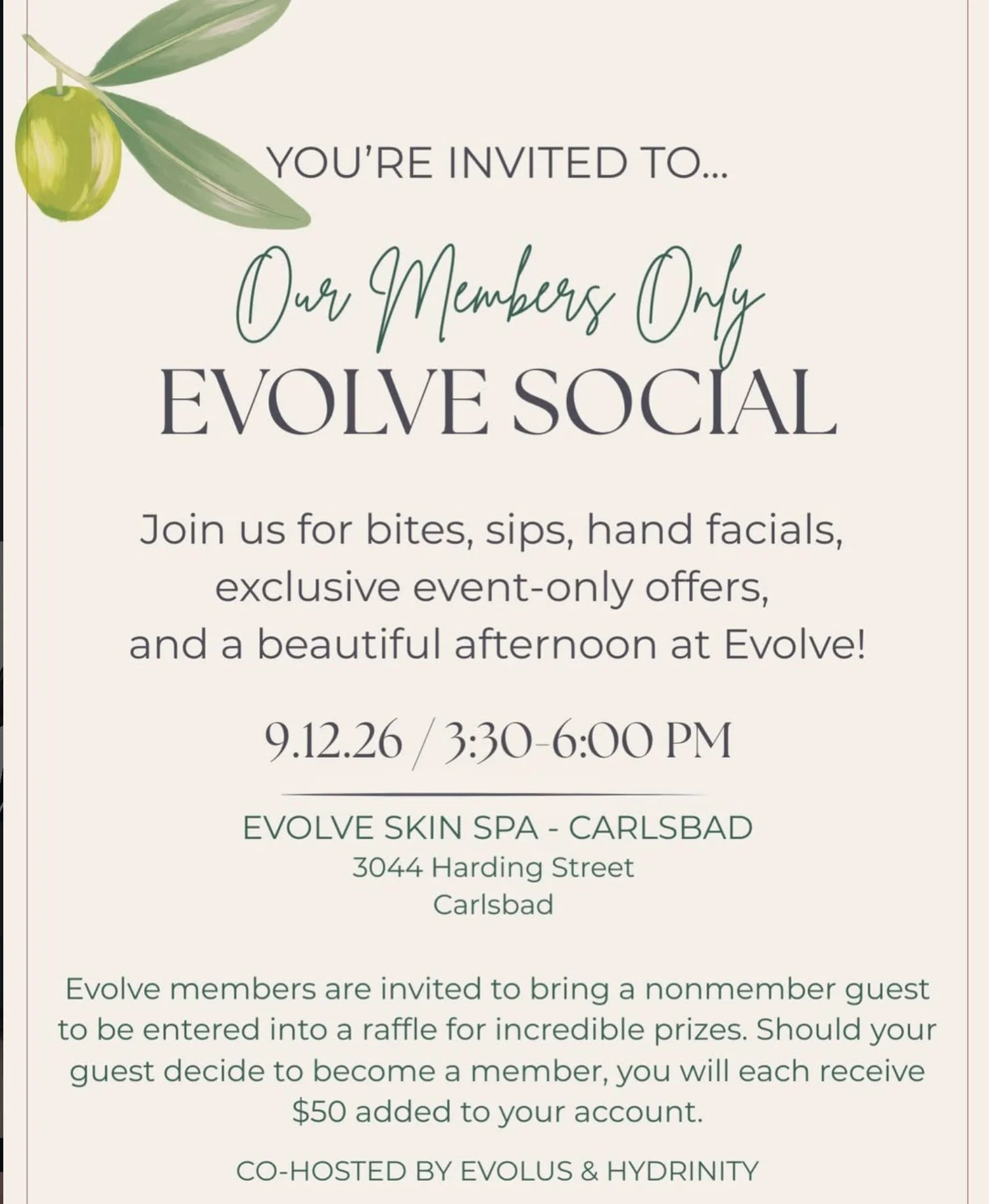 Member's Only Evolve Social