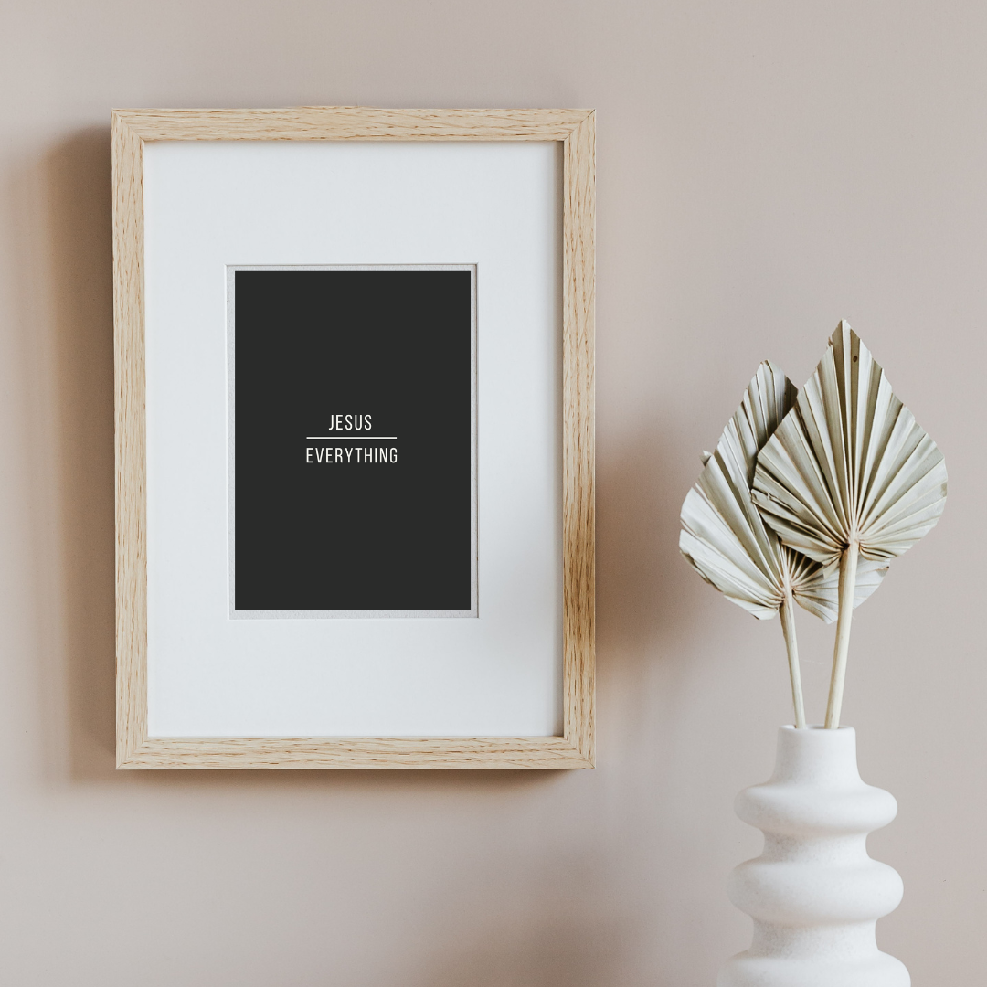 Jesus Over Everything Wall Art