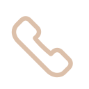 Silhouette of a telephone receiver icon