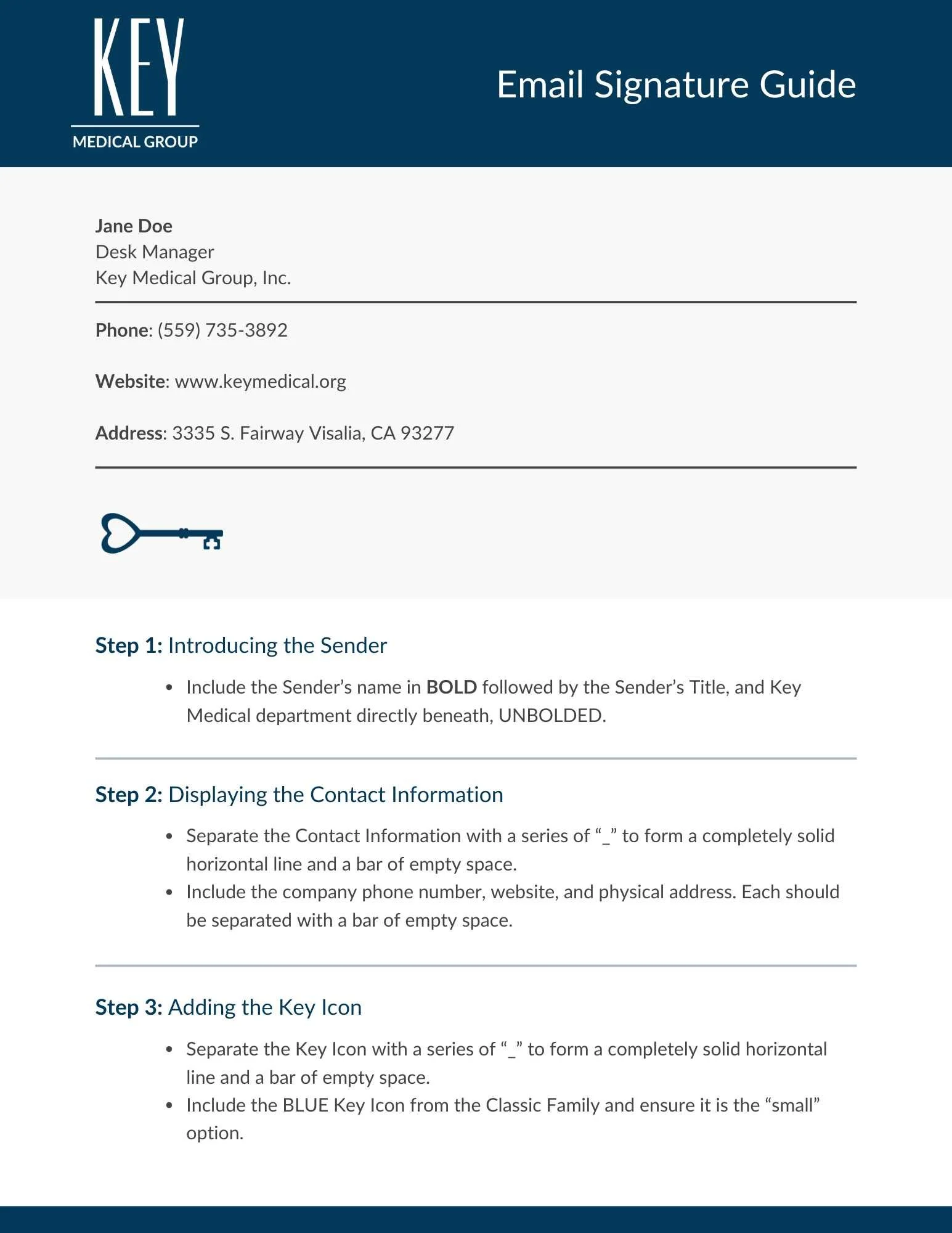 Email Signature Guide