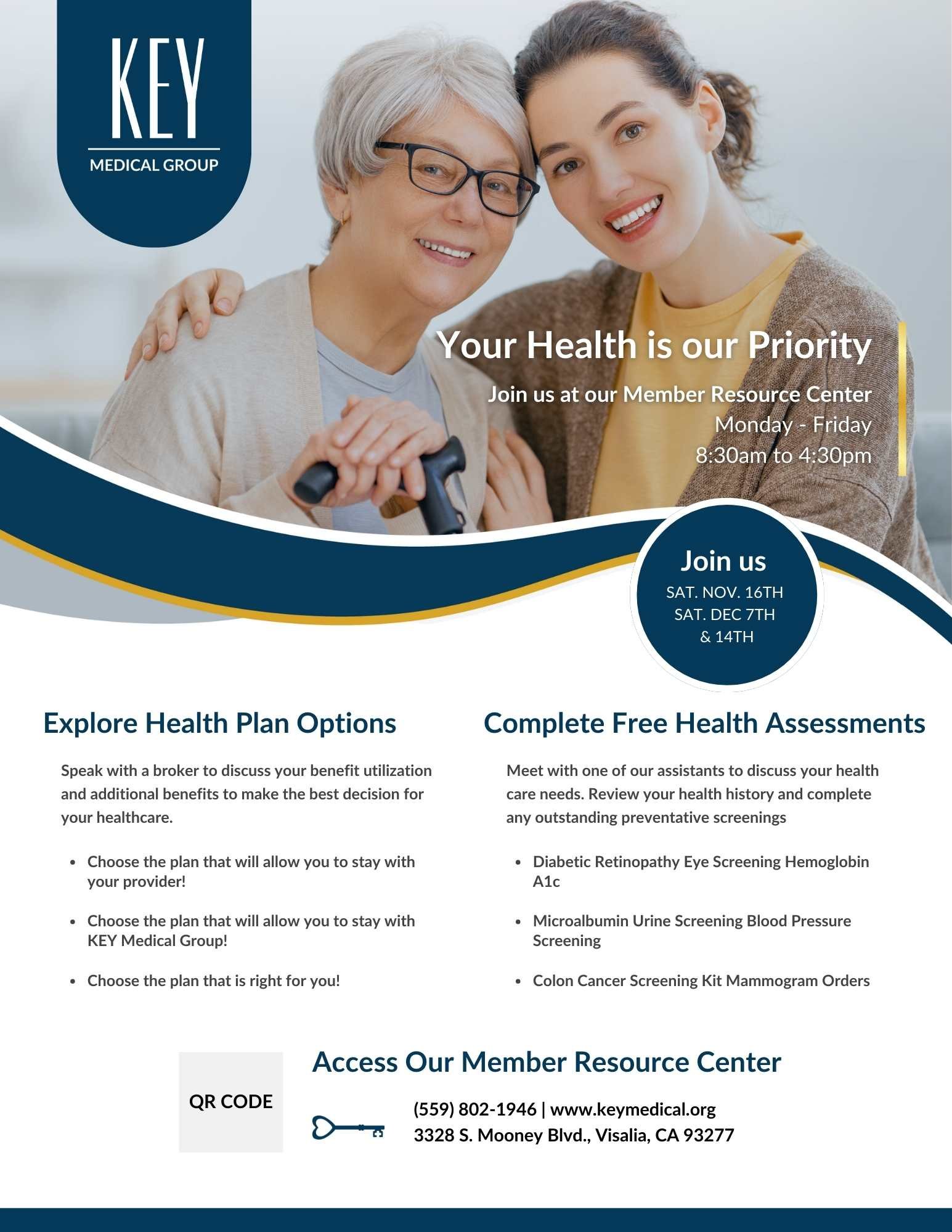 Pop Up Health Fair Flyer