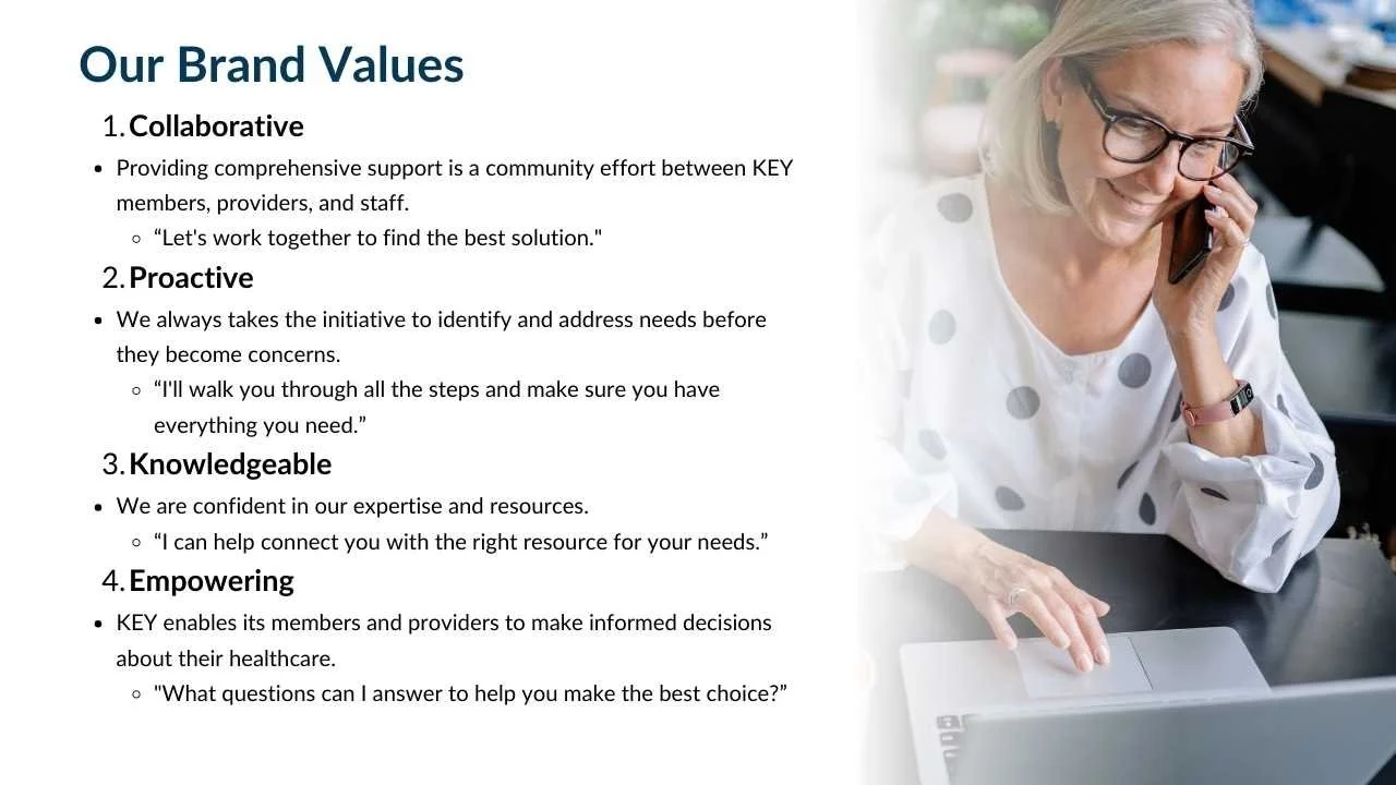 Brand Values Powerpoint Slide