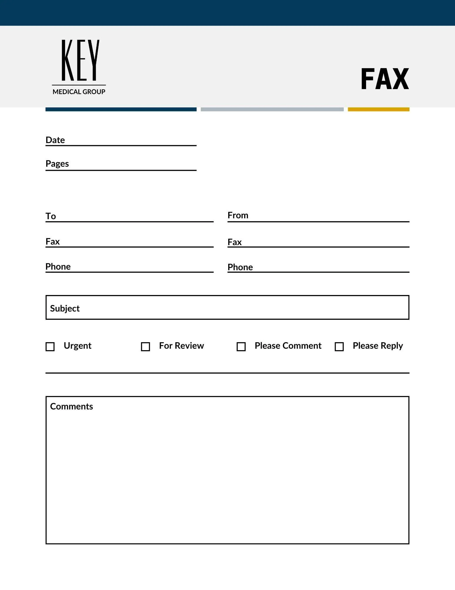 Fax Cover Sheet