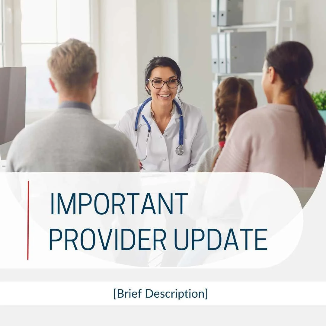 Provider Update