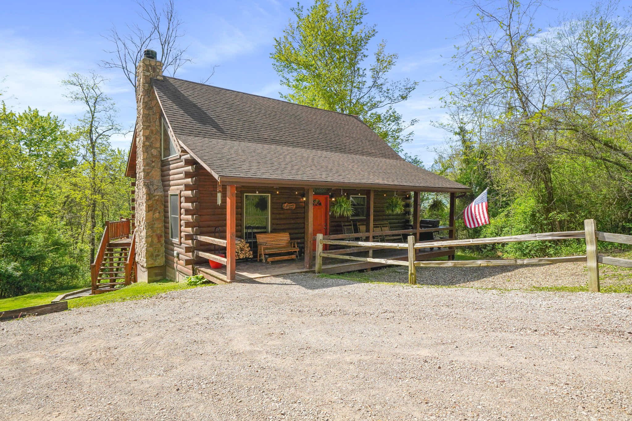 Liberty Ridge Cabin in Hocking Hills ohio