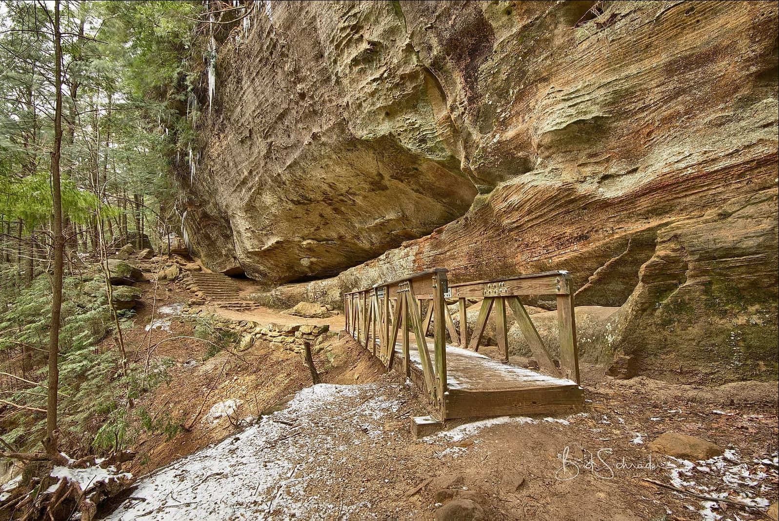 Hiking Trail in Hocking Hills State Park