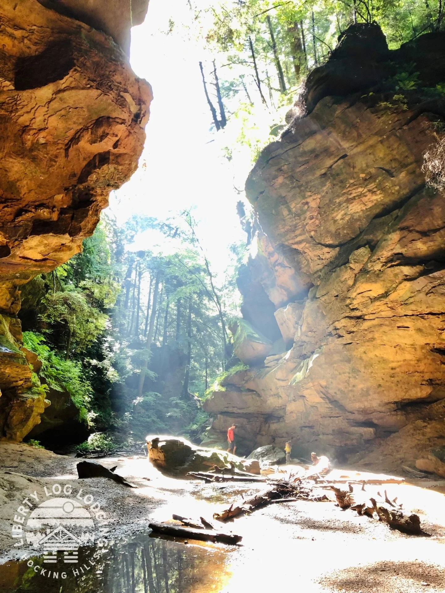 One of our favorite quick hikes near the cabins is the Gorge Trail at Conkles Hollow. In the warmer months it can make you feel like you&rsquo;re in the movie FernGully. 

The Gorge Trail is only about 1/2 mile each way, but it takes you right down i