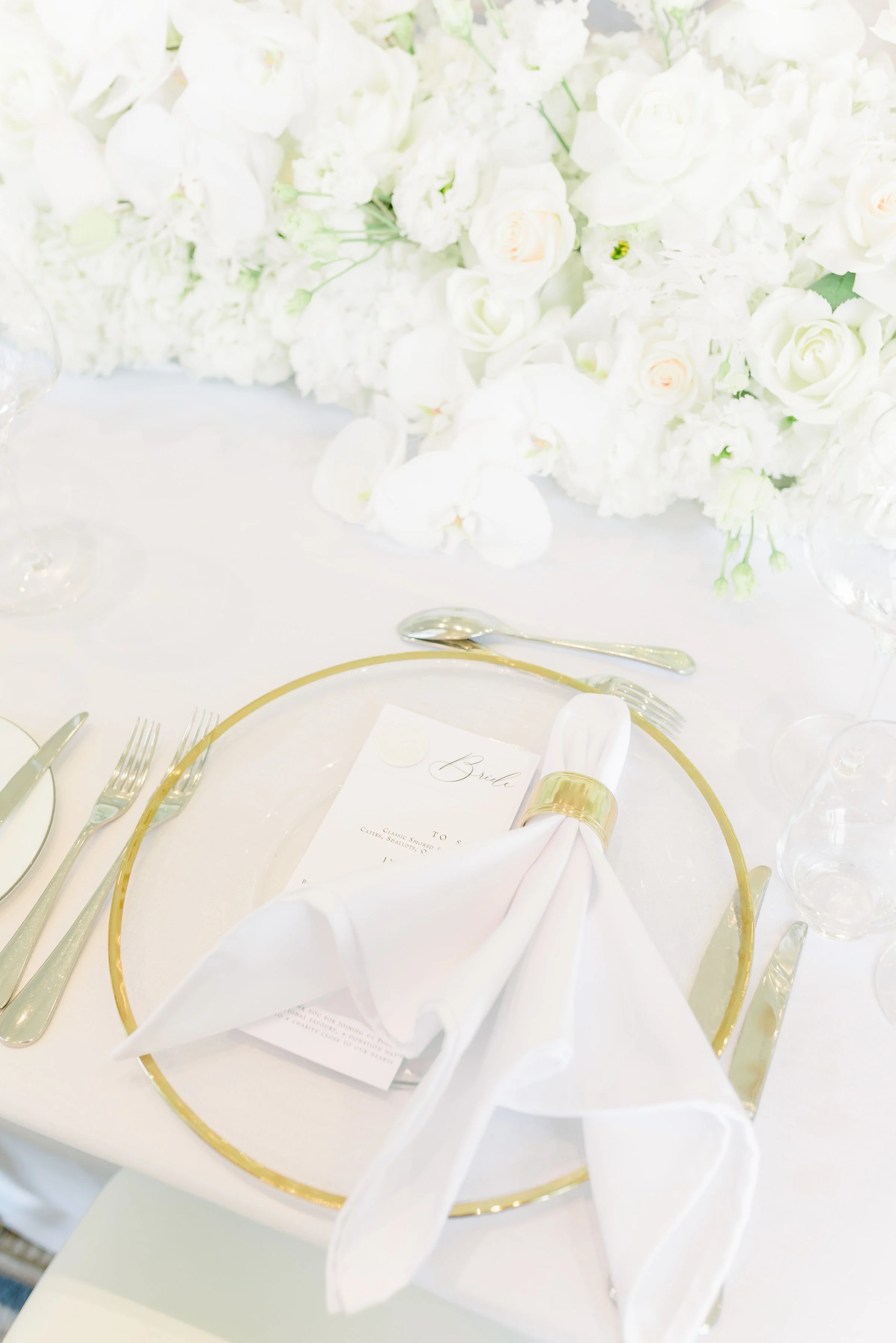 Luxury wedding styling by a Scotland wedding stylist and planner