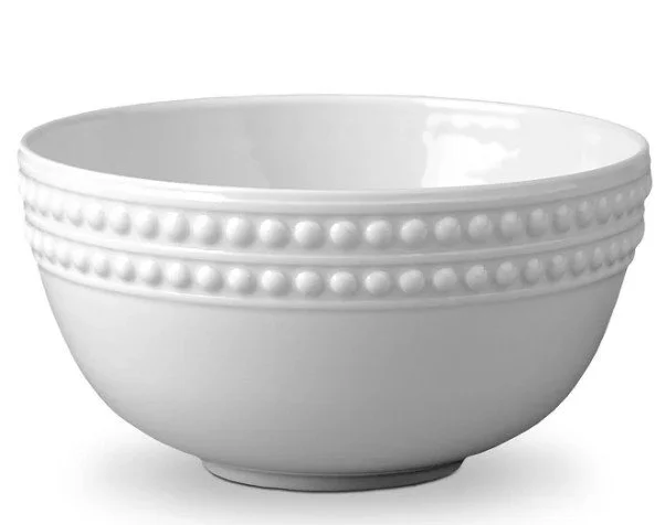 L'Objet Perlee Cereal Bowl in White