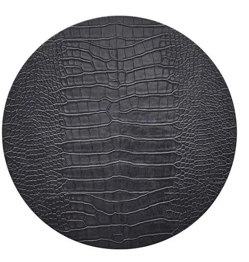 Kim Seybert Croco Placemat in Charcoal