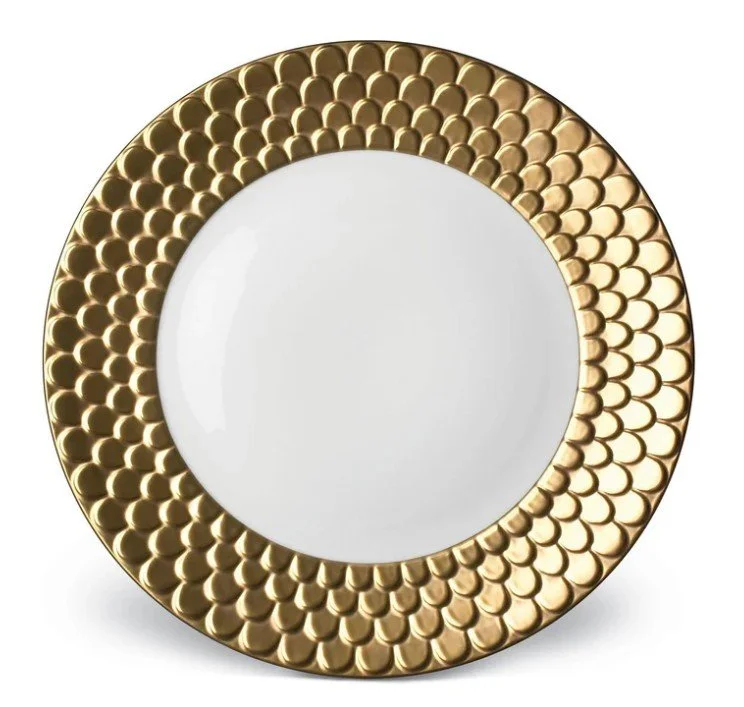 L'Objet Agean Charger in Gold