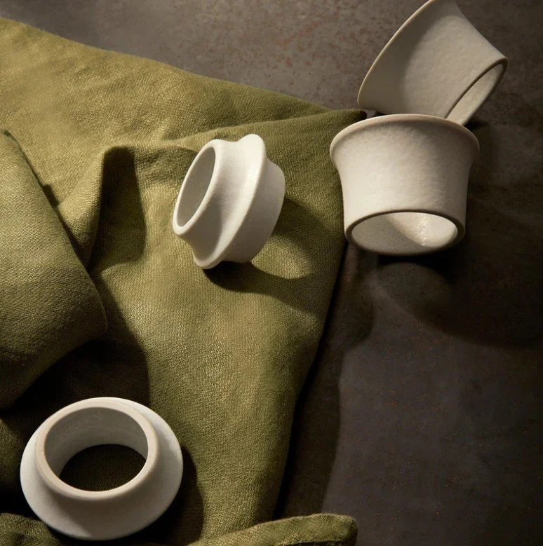 L'Objet Terra Cuff Napkin Rings (Set of 4)