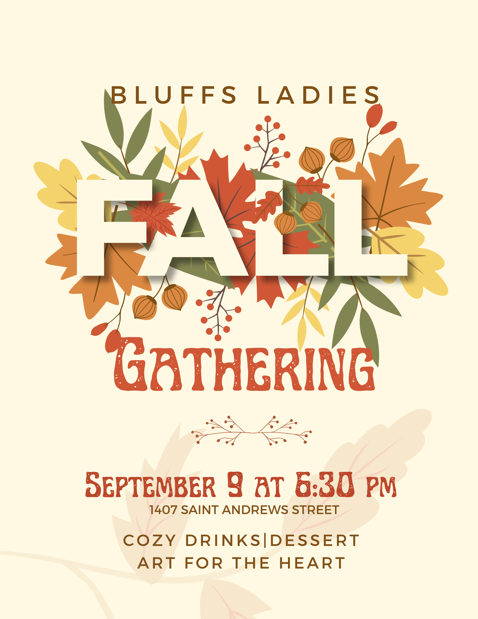 Bluffs Ladies Fall Gathering