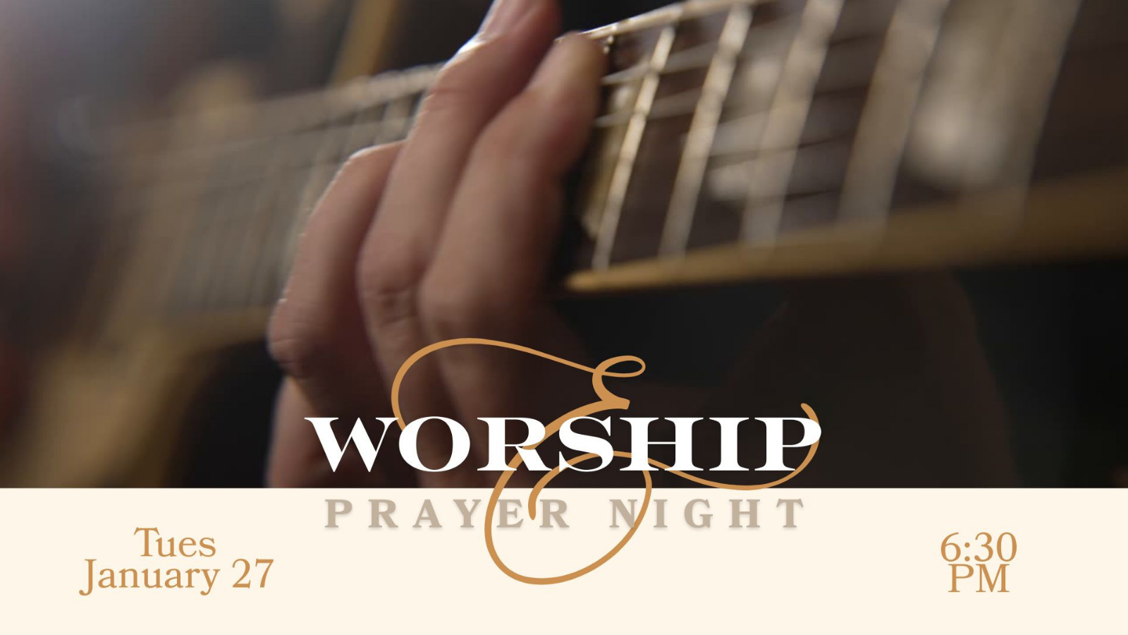 Worship and Prayer Night
