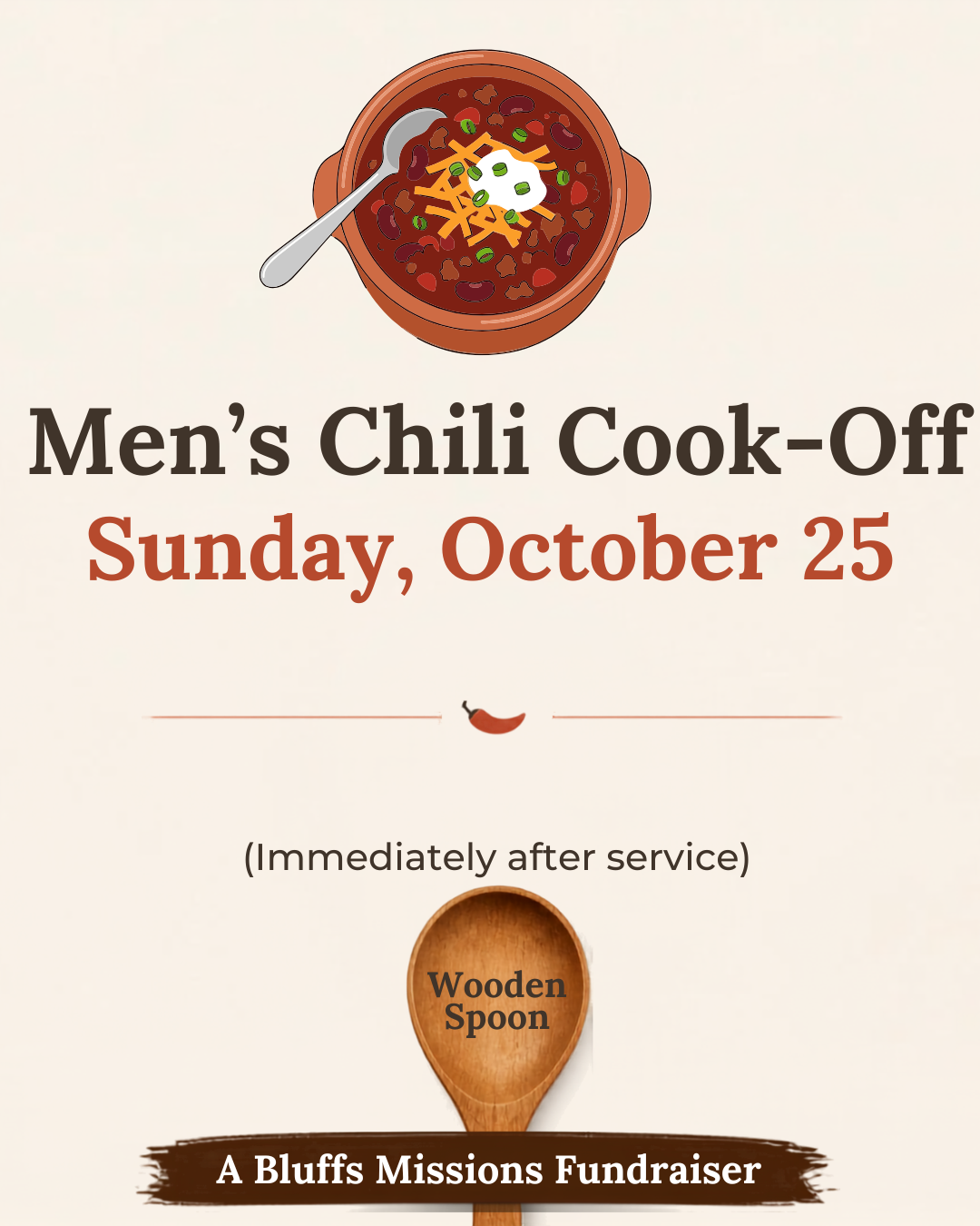 Men's Chili Cookoff