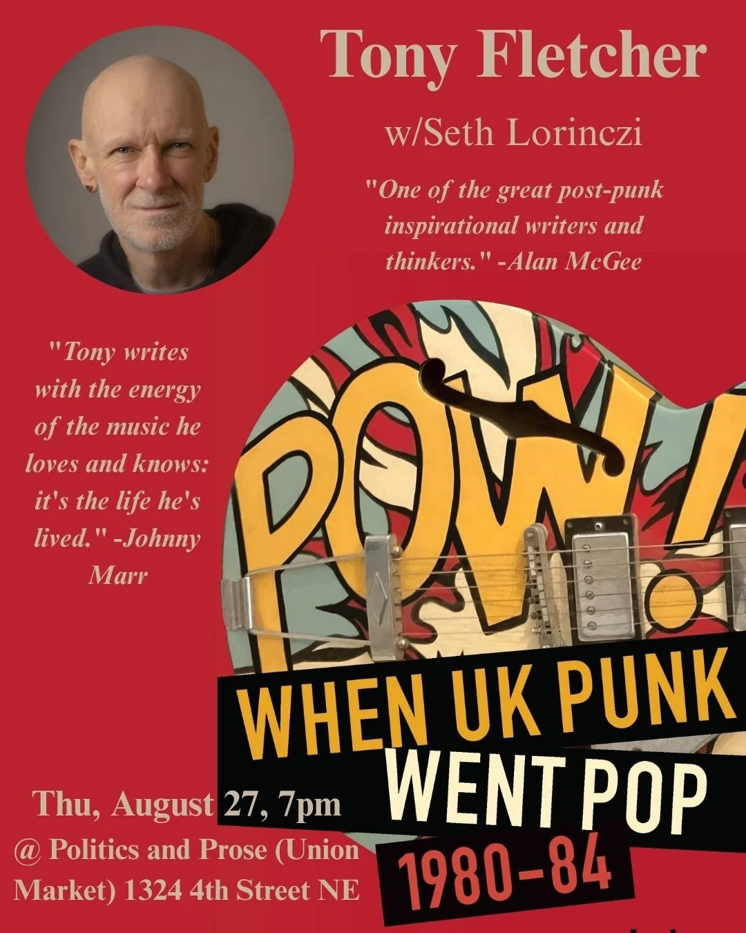 Tony Fletcher — "Pow!: When UK Punk Went Pop, 1980-84"  — w/Seth Lorinczi