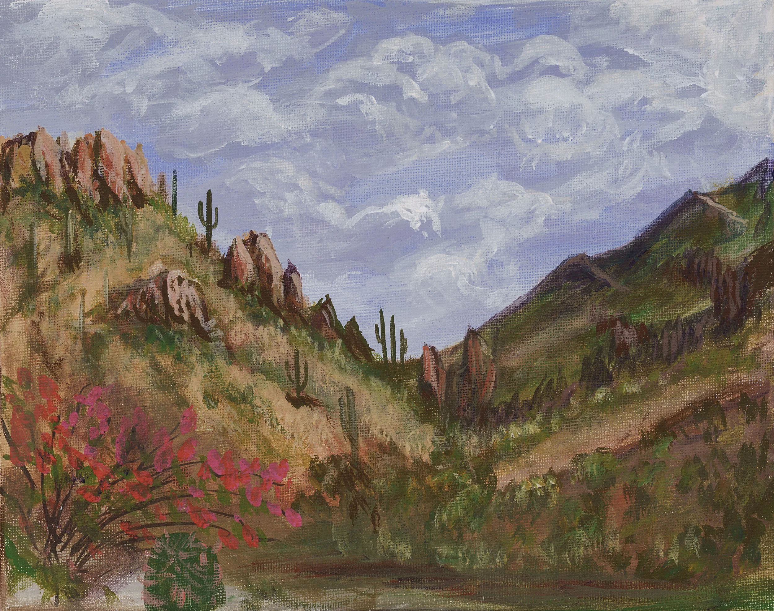 Spring Mountain - 2025 acrylic