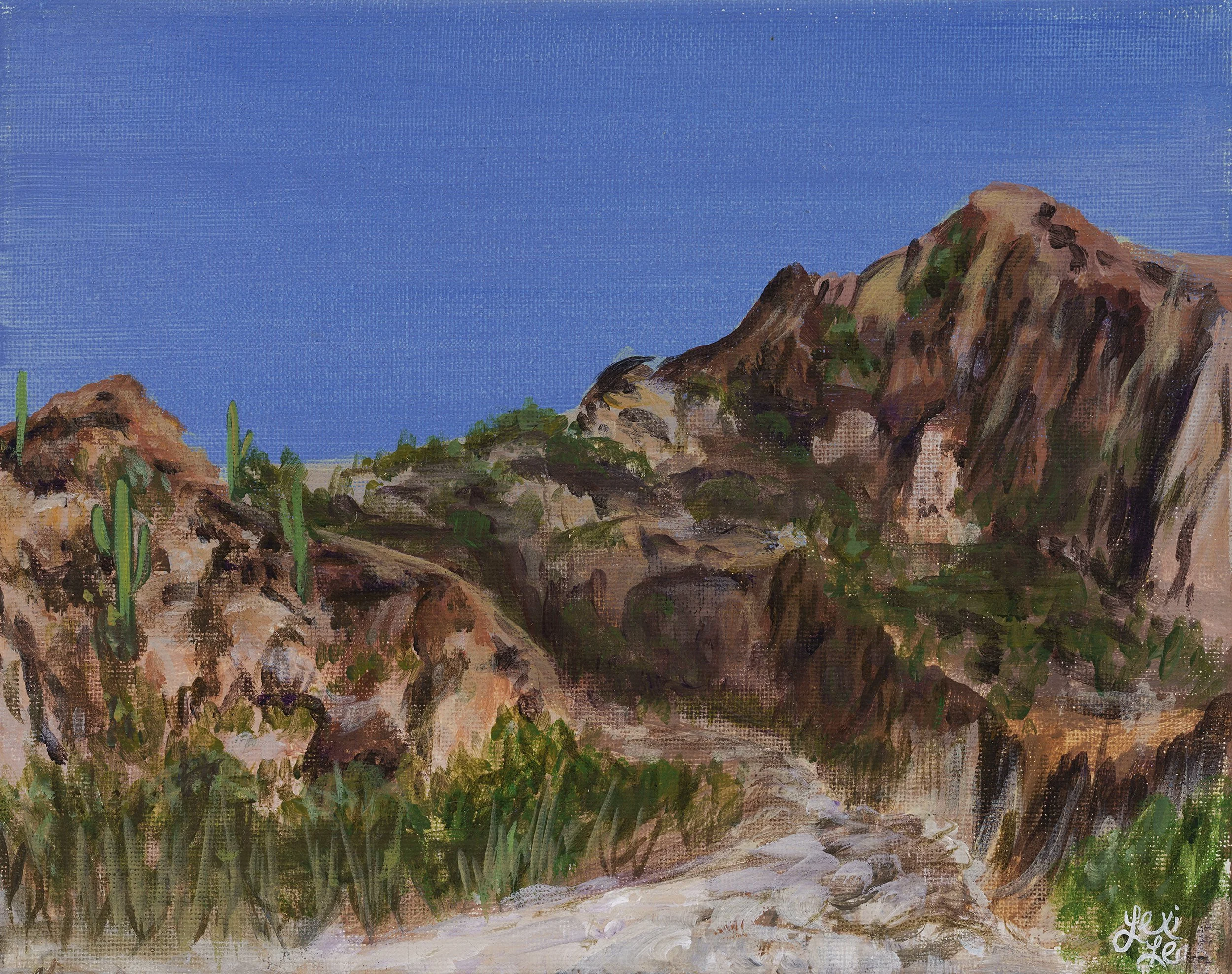 Castle Creek Canyon - 2024 acrylic