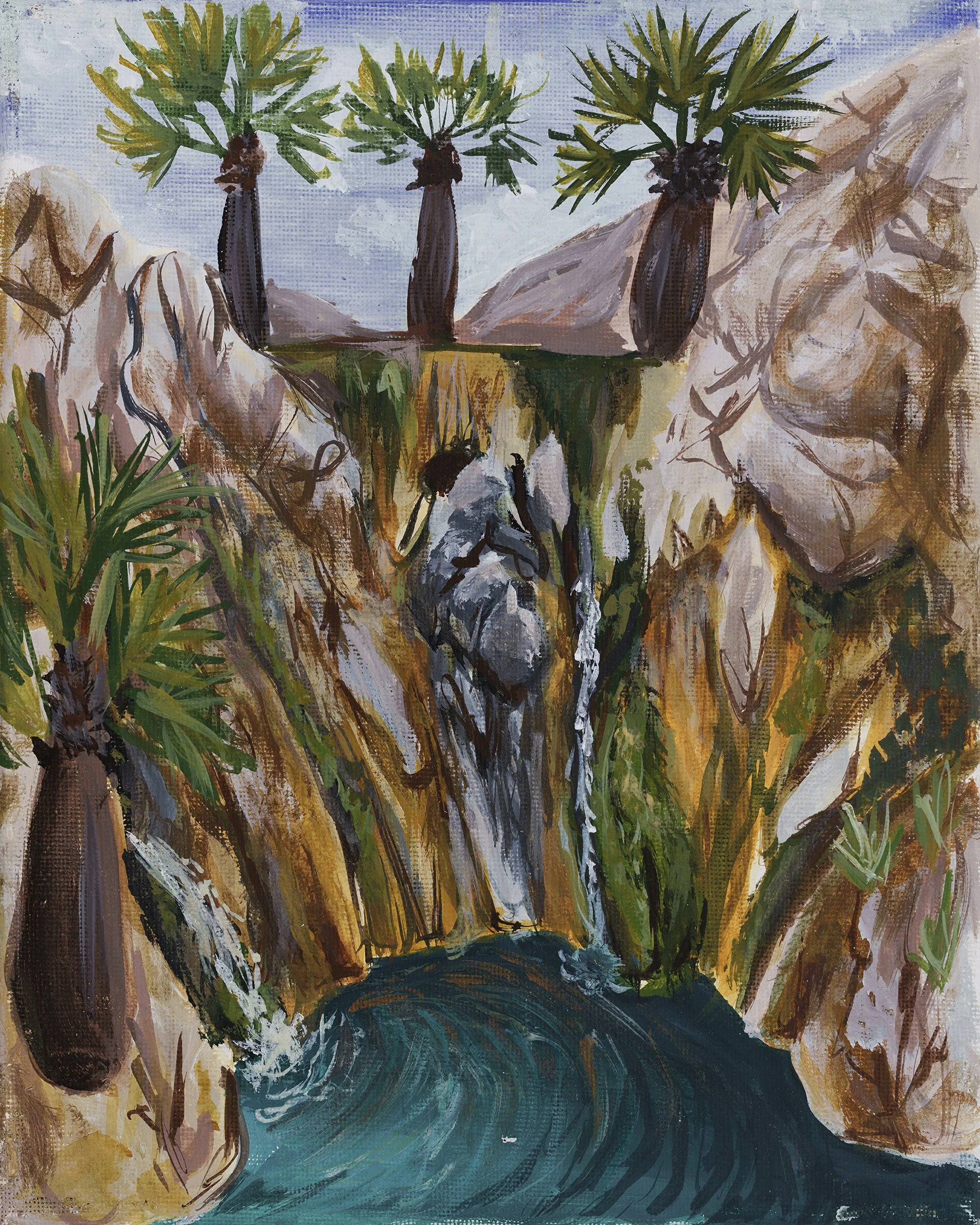 Castle Hot Springs - 2025 acrylic