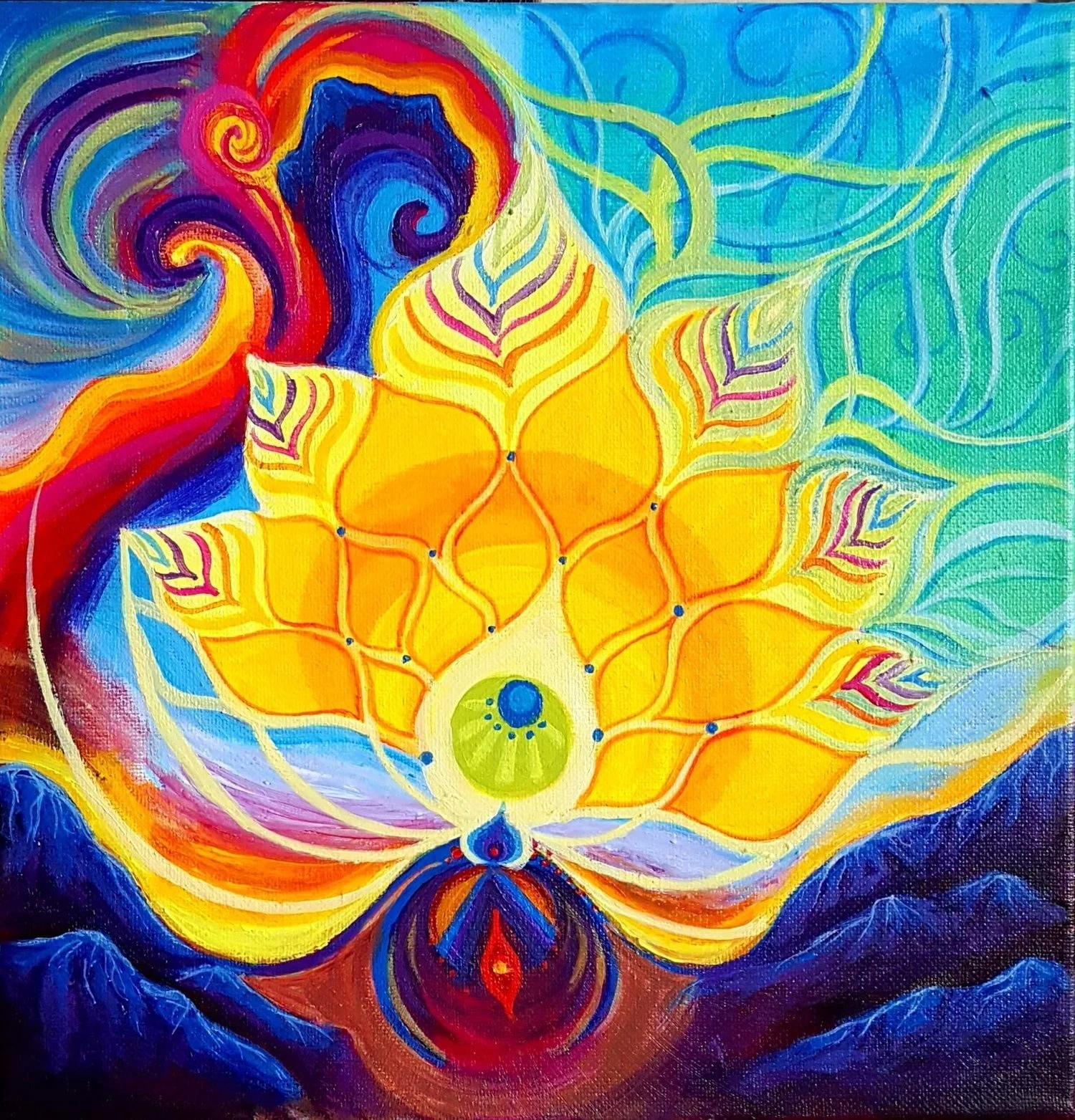 Sun Rise - 2018 acrylic