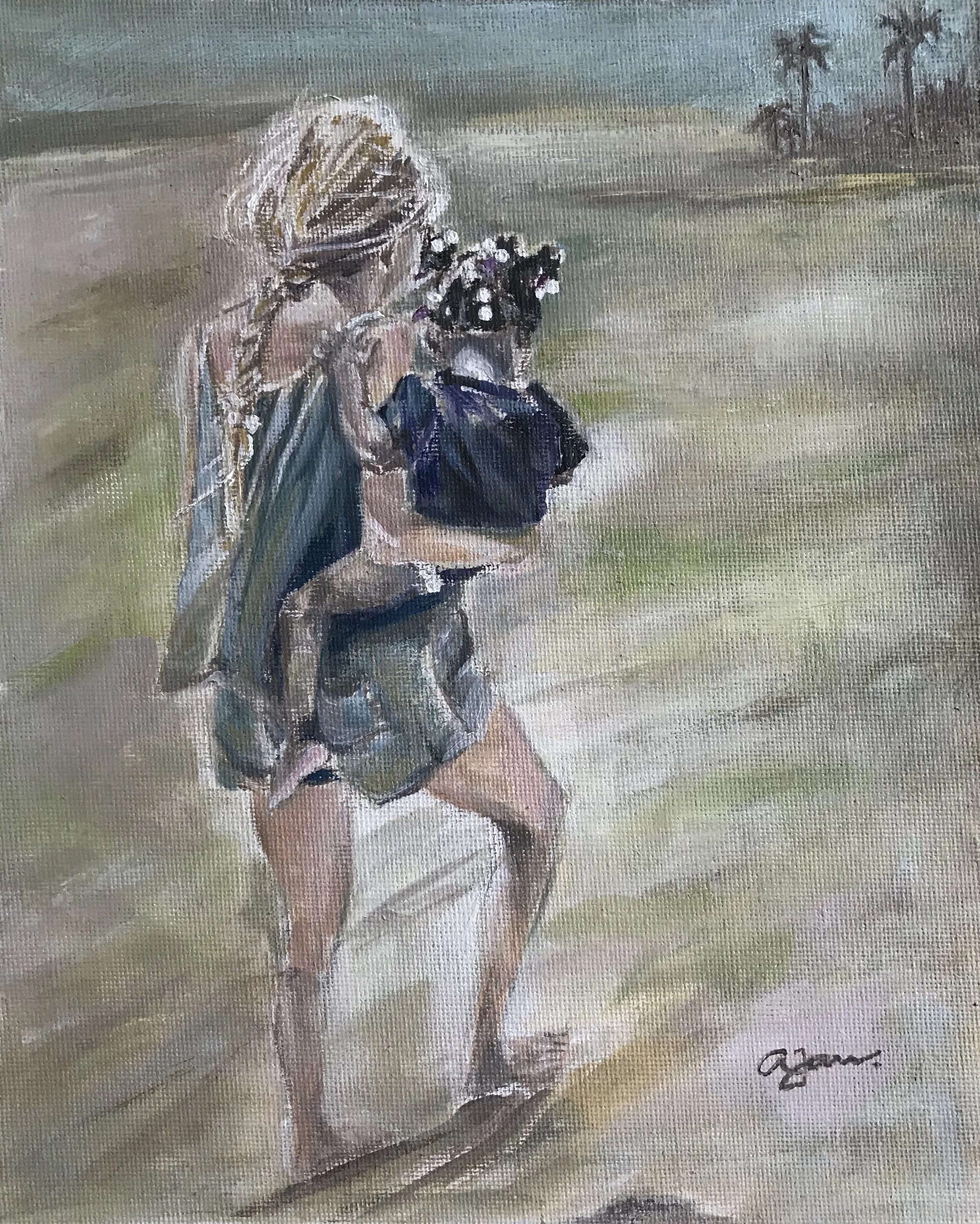 Oil_Jeanne's friend w child.jpg