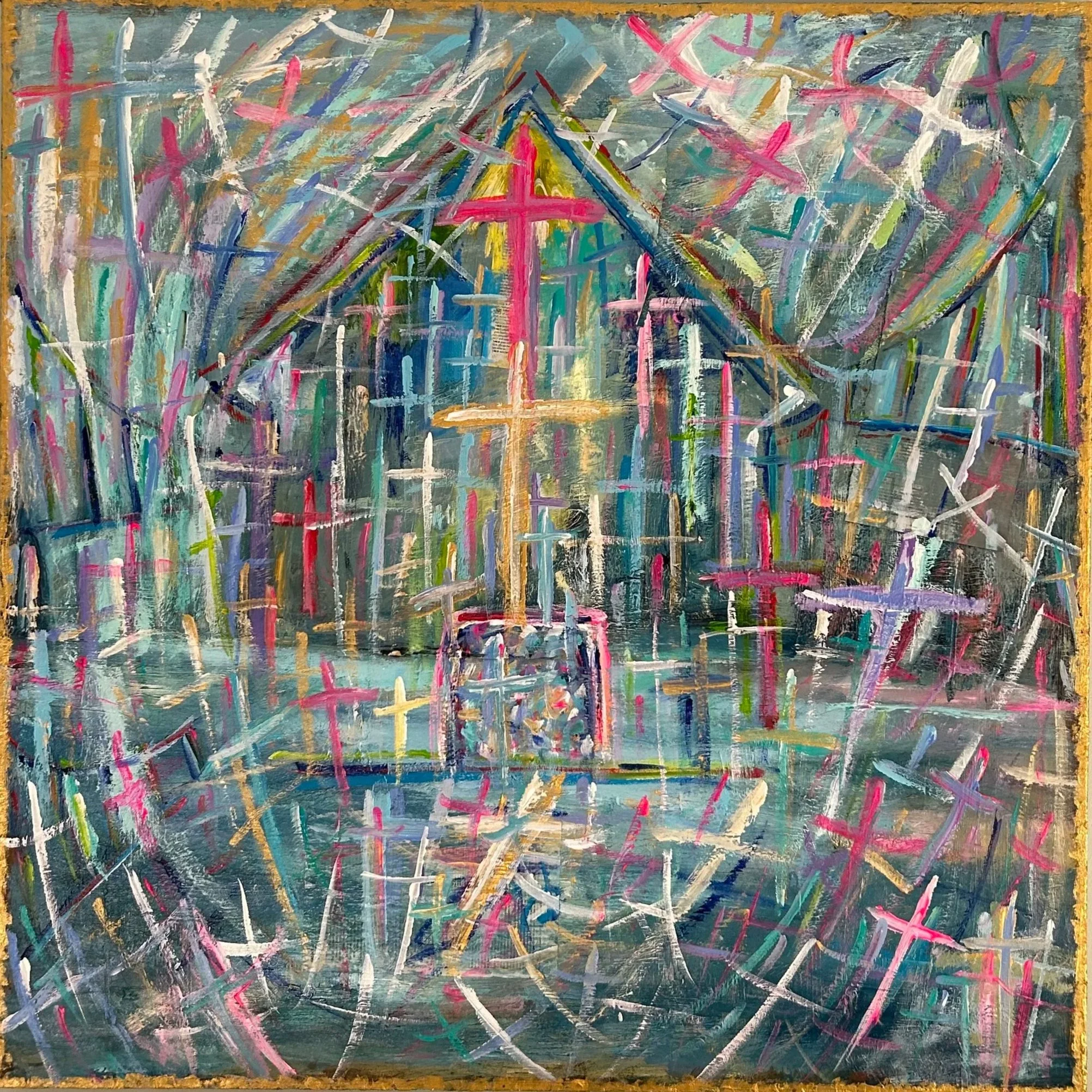 The Heaven House 
36 x 36 
personal collection 
