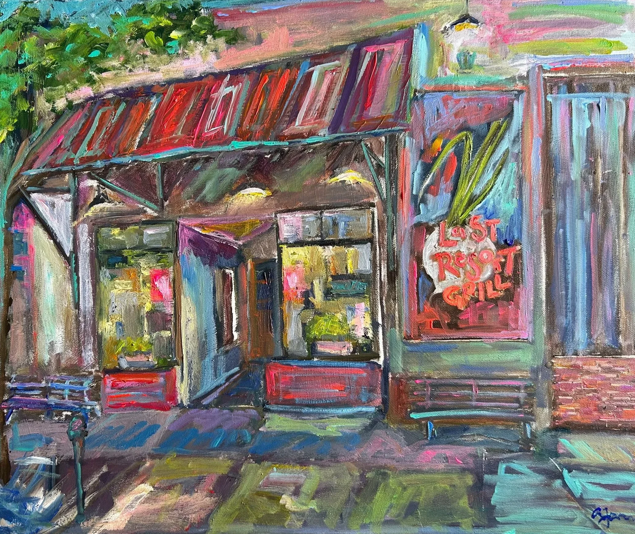 Last Resort, Athens GA
20 x 24
custom painting by request