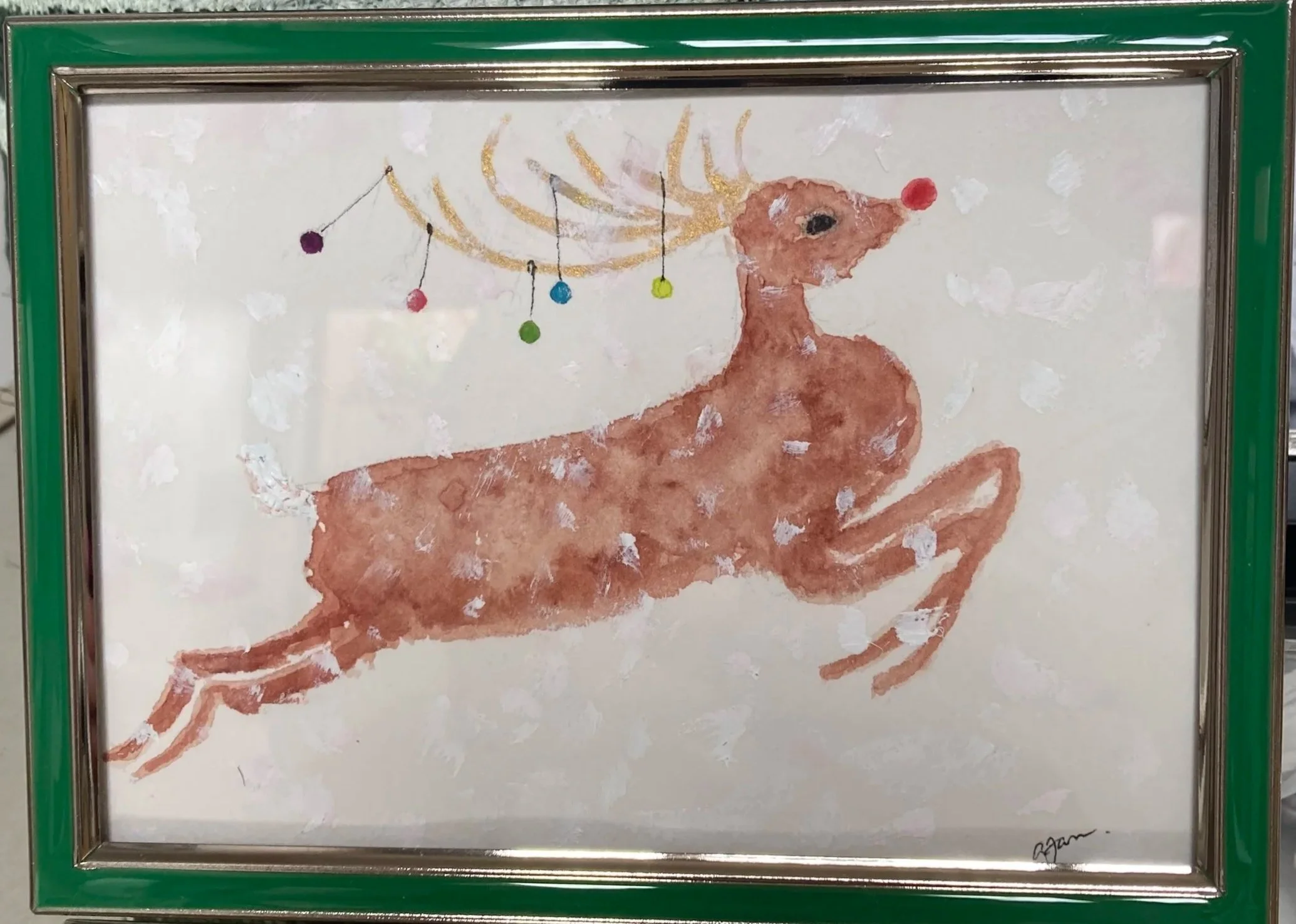 Reindeer card 