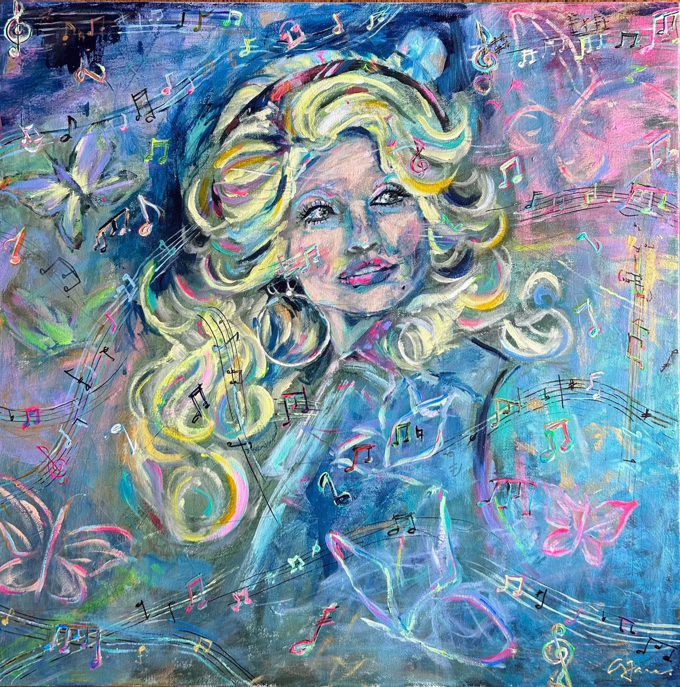 Legendary Dolly Parton
acrylic on canvas
24 x 24