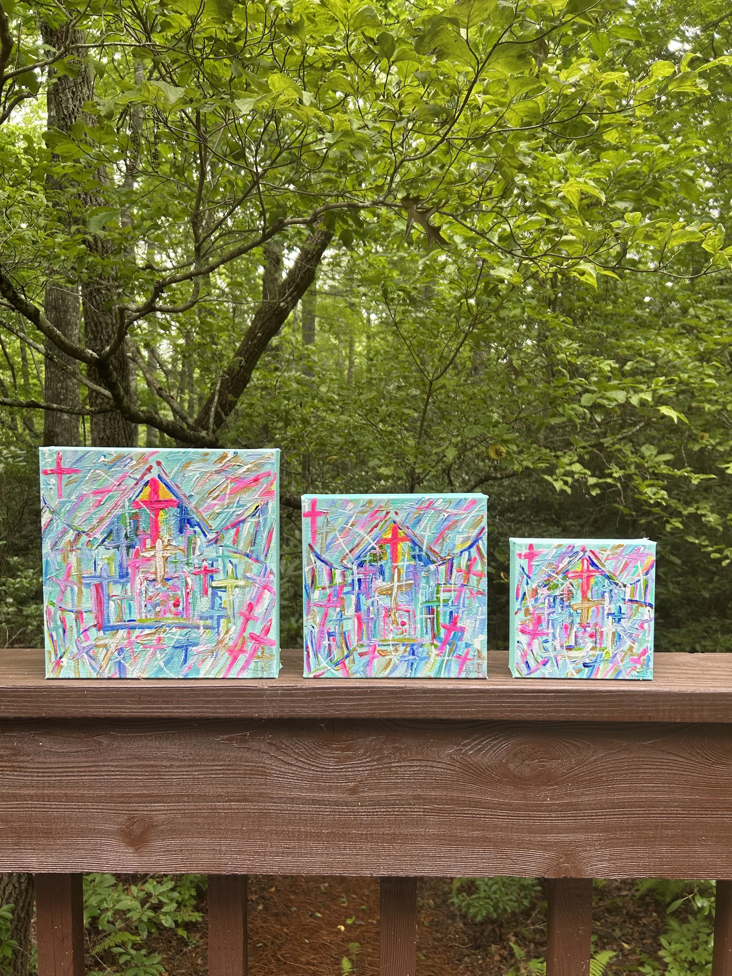 The Heaven House
canvases in various sizes
