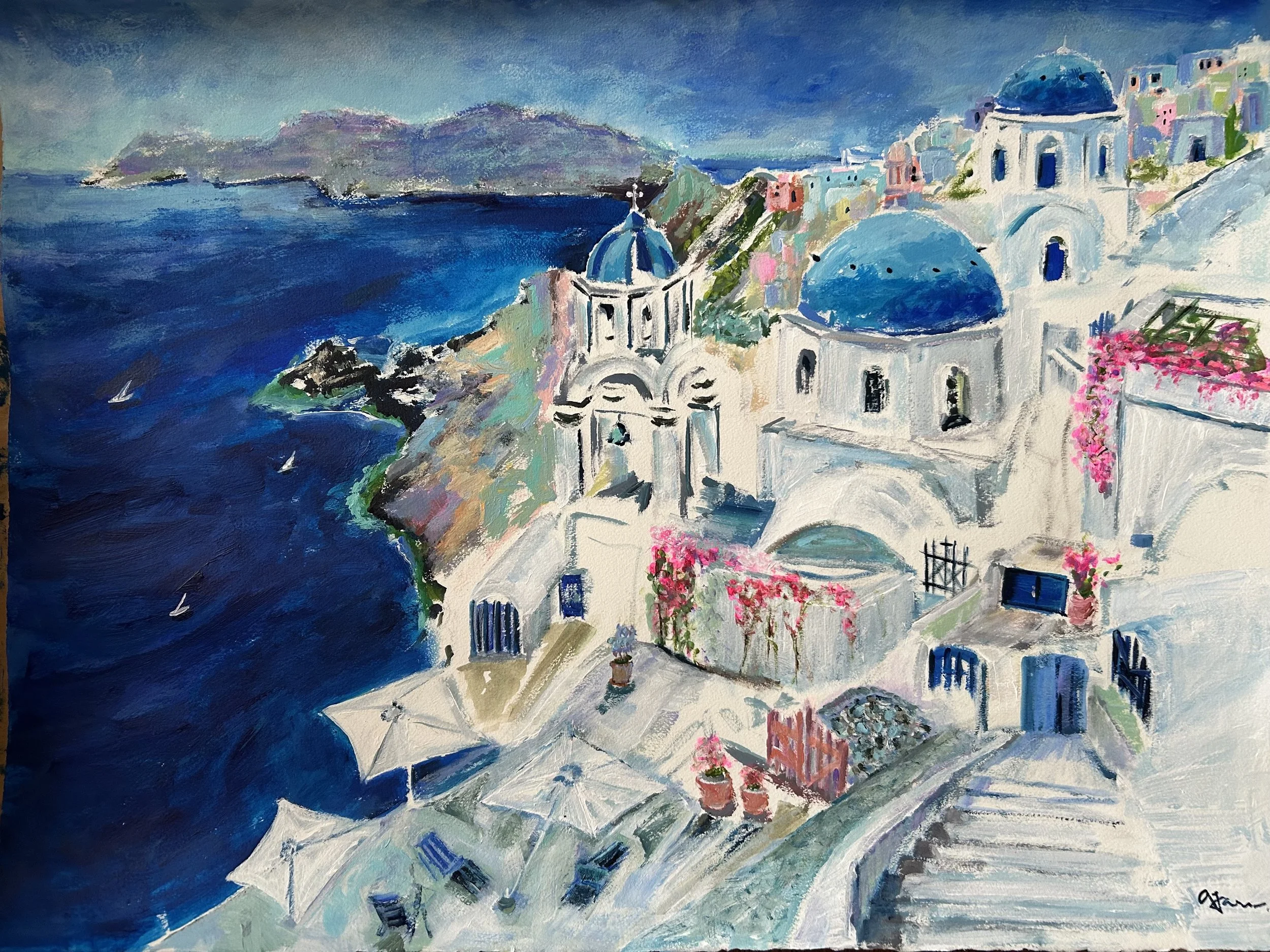 Greece
22 x 30
acrylic on paper