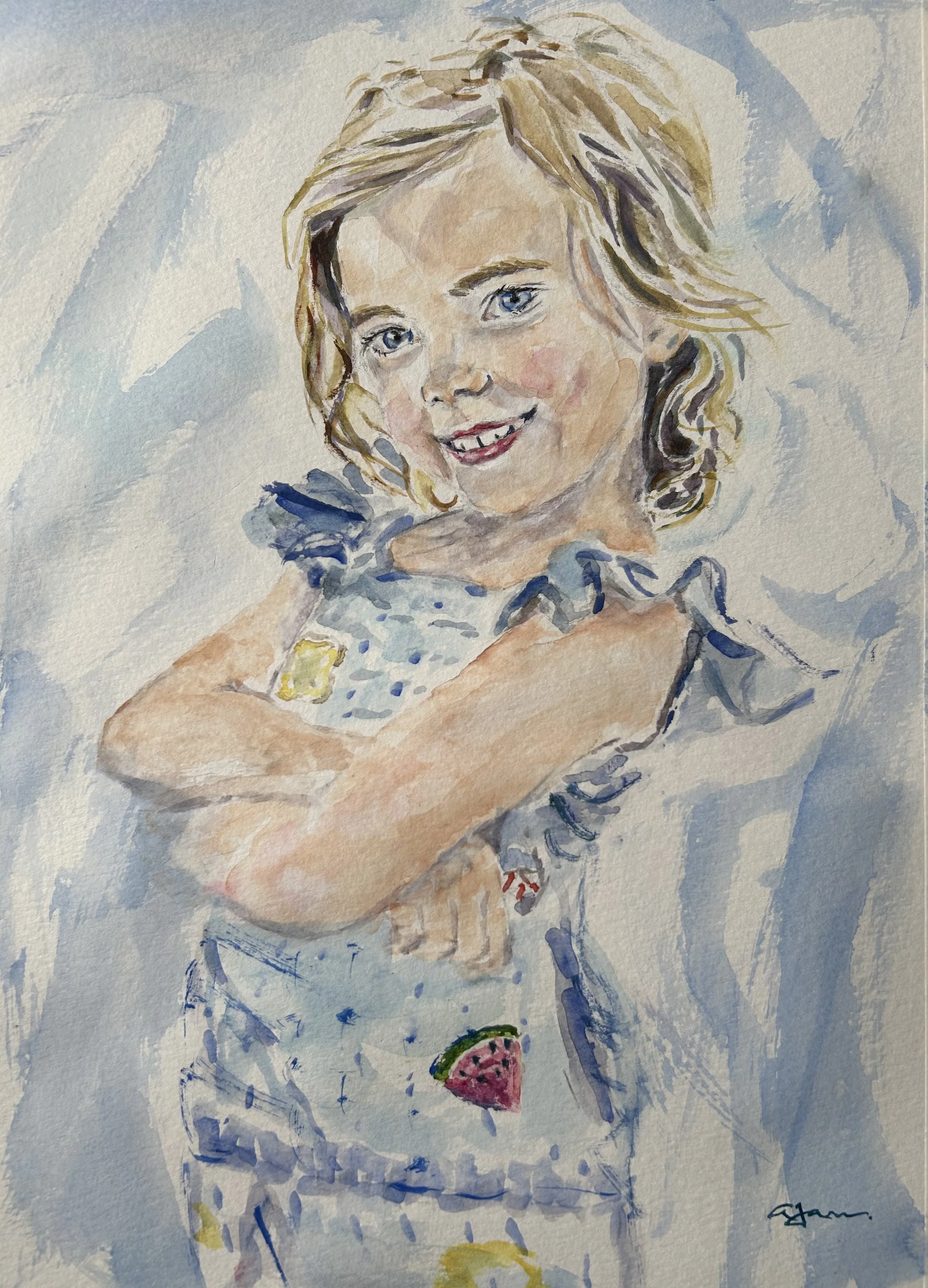 Abby Pohl's irresistible blue eyes and loving demeanor brought light and life to the world. She cherished her relationships with her family members and formed unique and special relationships with each of them. Abby was a star when she and her belove