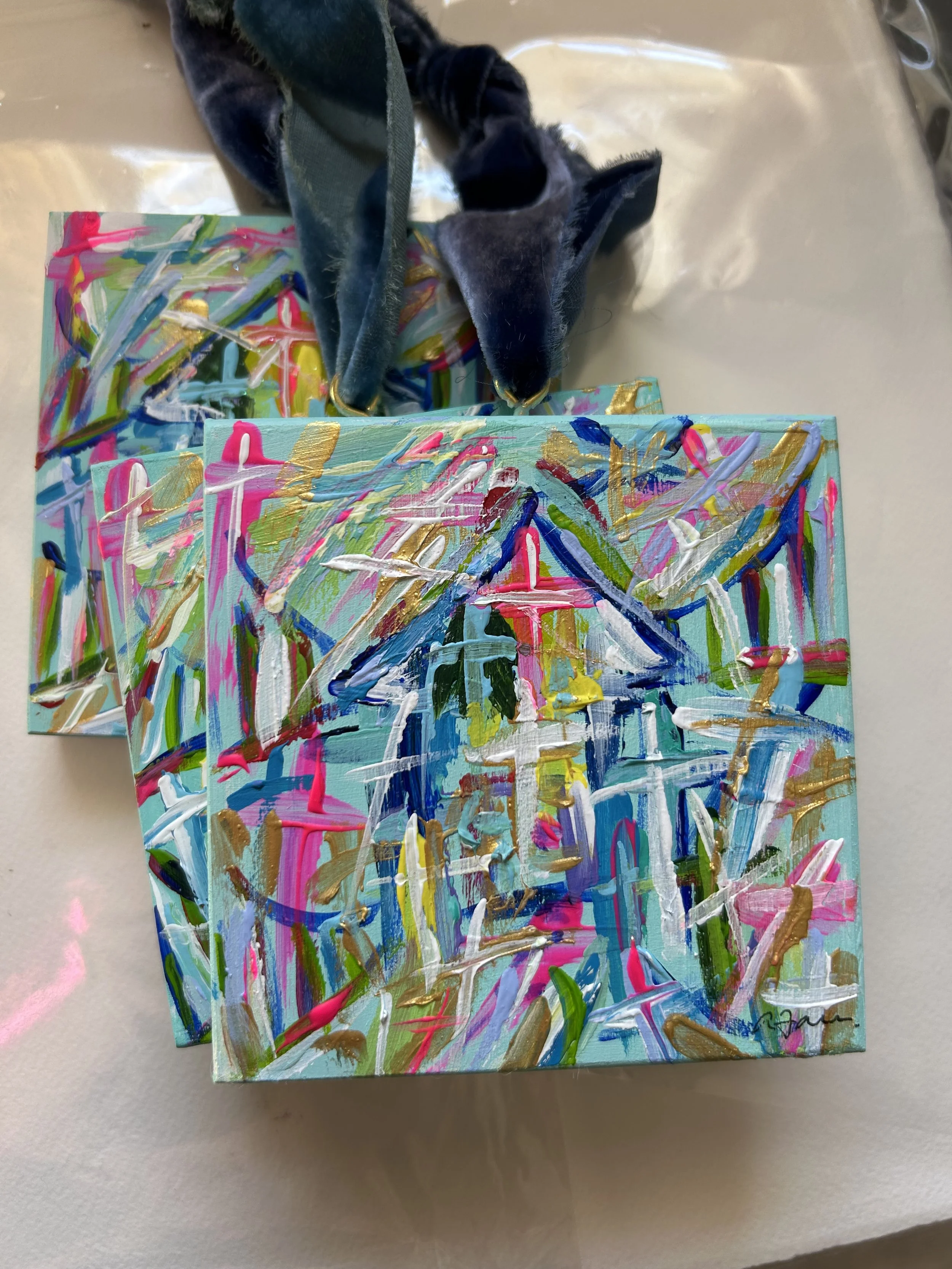 Heaven House wood block ornaments.jpeg