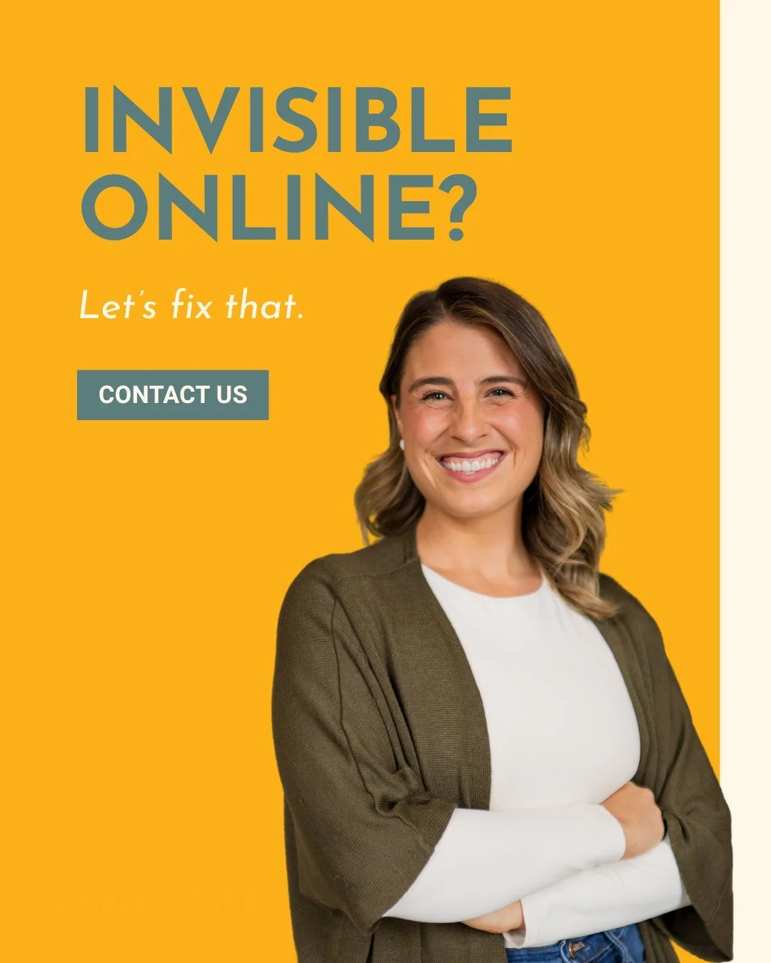 &ldquo;We don&rsquo;t show up in Google search results.&rdquo;

Sound familiar?

If potential clients can&rsquo;t find you online, your business is leaving opportunities on the table.

Correnti Marketing helps you boost your visibility, improve your 