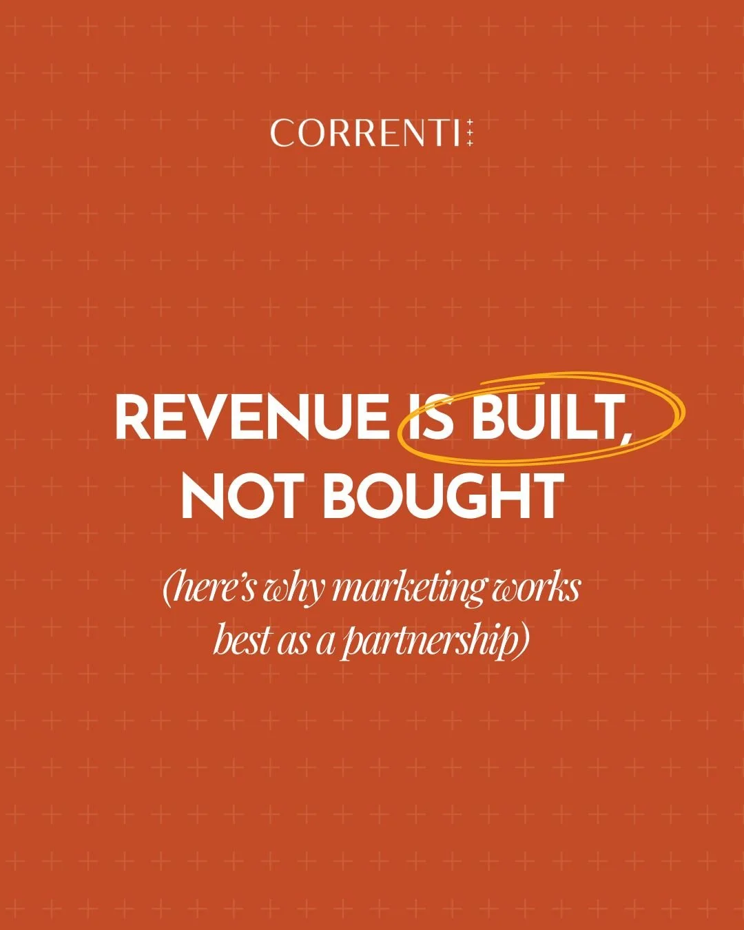 Hot take: revenue is built, not bought.

You can't throw money at marketing and expect magic to happen. Growth comes from collaboration, not just a contract. Partner with your marketing team to build something great.

Here&rsquo;s what makes marketin