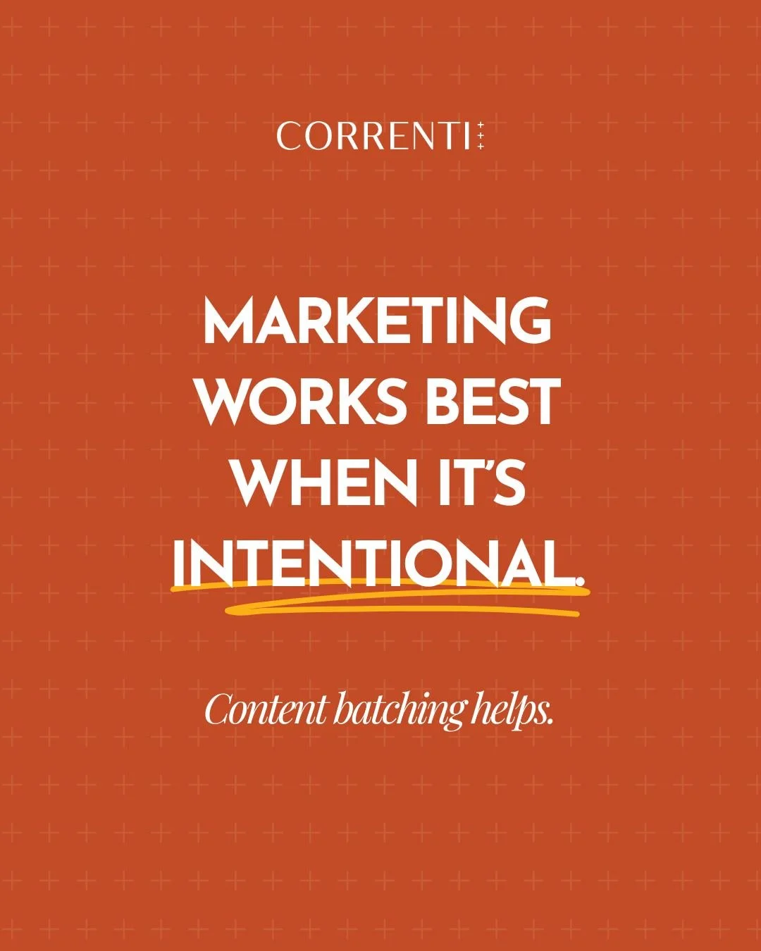 Content doesn't have to be a daily scramble. 

Batching allows you to plan, write, and schedule posts ahead of time, so marketing becomes intentional instead of reactive. 

The benefits?
✅ Consistency without constant effort
✅ Clear messaging instead