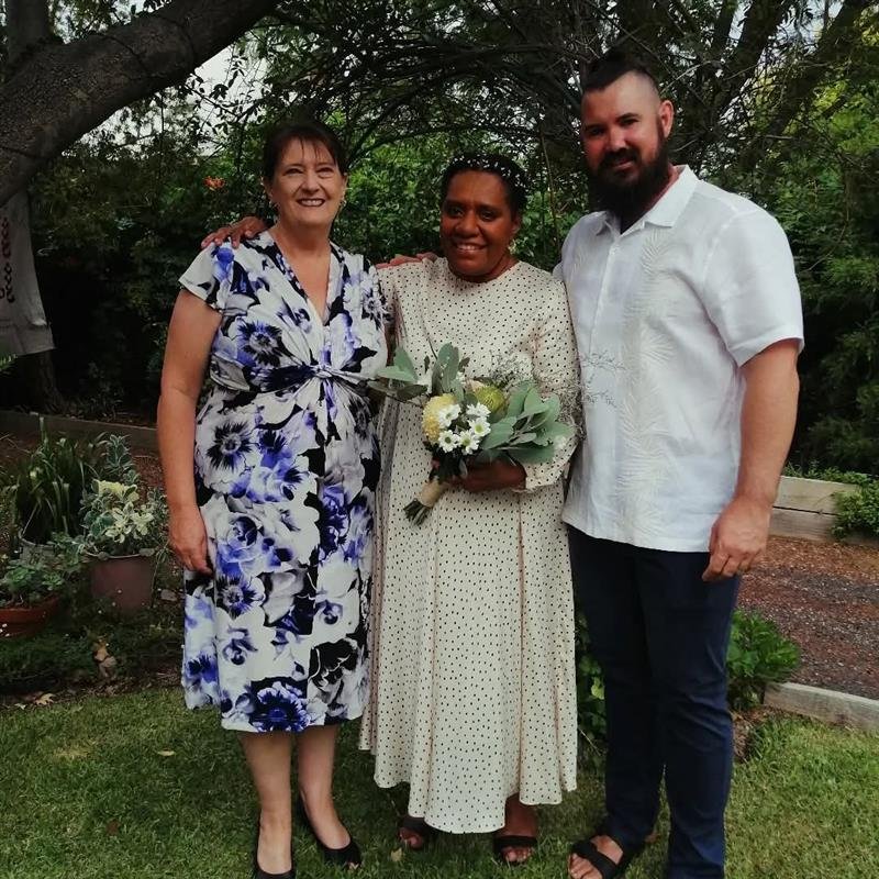 Home intimate wedding 