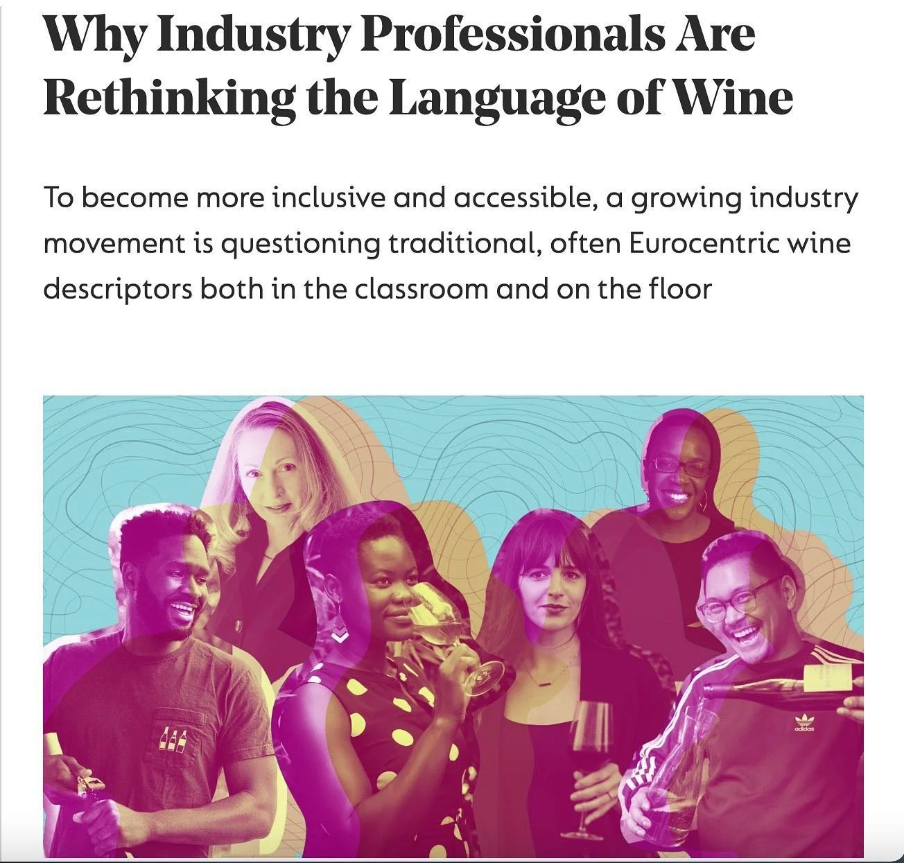 &mdash;&mdash;&bull;RETHINKING&bull;&mdash;&mdash;
the language of wine. Happy to contribute my voice to this piece by @winebroad for @sevenfiftydaily 

Please read the full piece here (link in bio) or the link below ⬇️ 

https://daily.sevenfifty.com