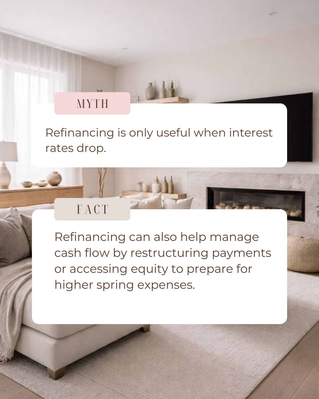 Spring often brings higher expenses, from home maintenance to family plans. Refinancing ahead of time can help you create breathing room and stay financially prepared as costs start to rise. #CanadianMortgages #MortgageBrokersCA #HomeFinancingCanada 