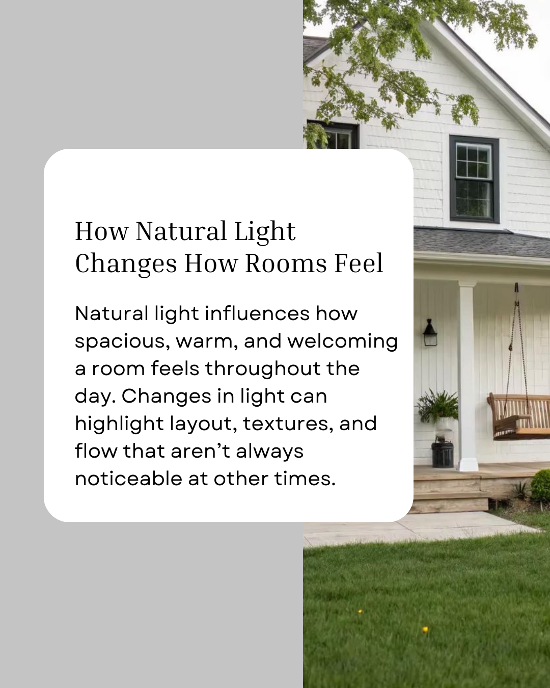 Light has a powerful way of shaping how a home feels. Paying attention to natural light can completely change how spaces are experienced during showings or everyday living. #CanadianMortgages #MortgageBrokersCA #HomeFinancingCanada #MortgageAdvice #F