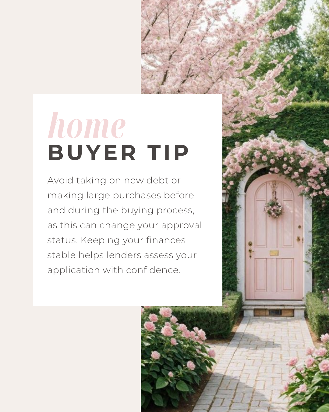 Small financial moves today can have a big impact on your approval later. Staying consistent and avoiding last-minute changes helps keep your buying plans on track when it matters most. #CanadianMortgages #MortgageBrokersCA #HomeFinancingCanada #Mort