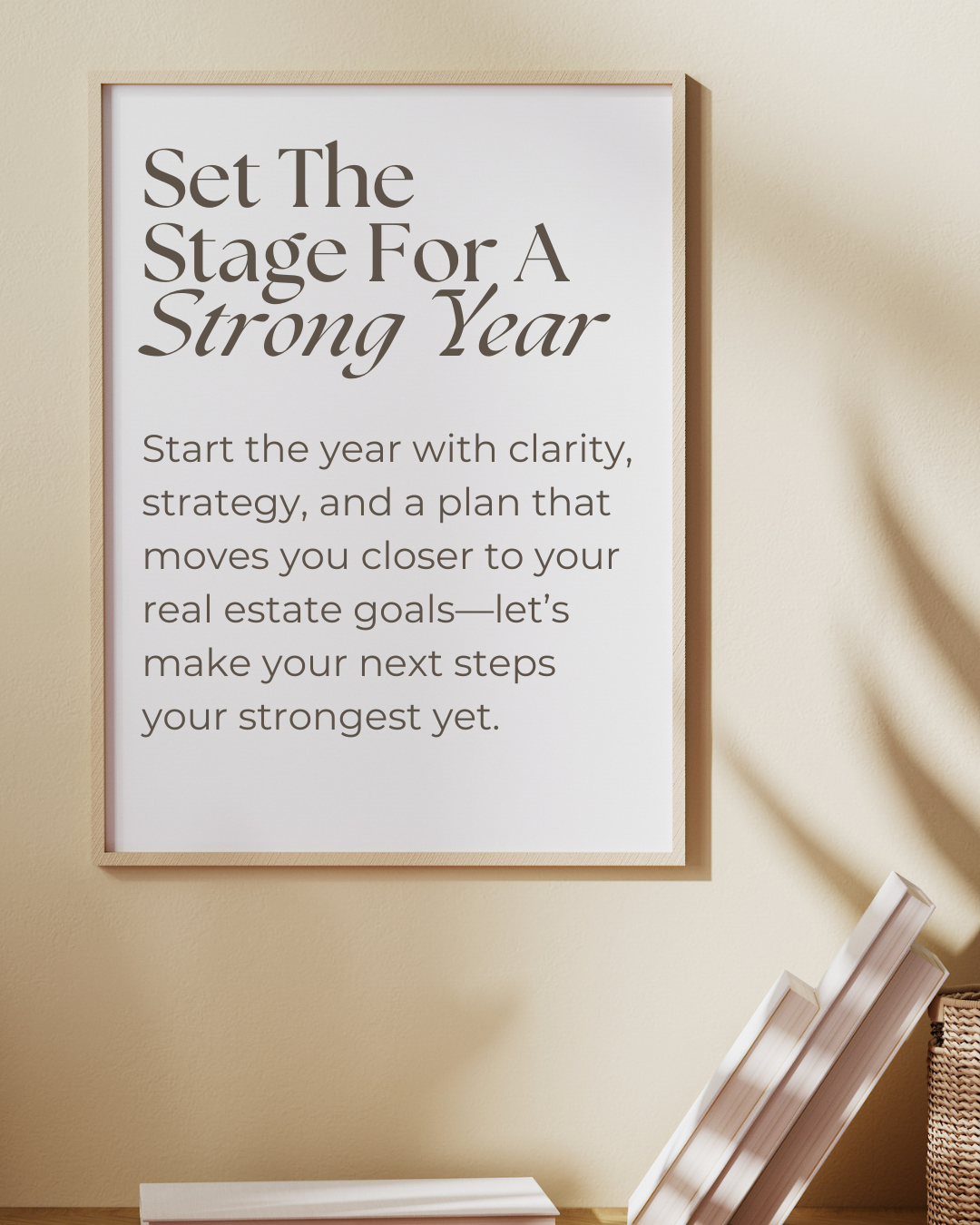 A strong year starts with strong planning. Whether you're buying, selling, or preparing for a future move, now is the perfect time to set goals, get organized, and create a strategy that puts you in the best position possible.

#Realtor #CanadianReal