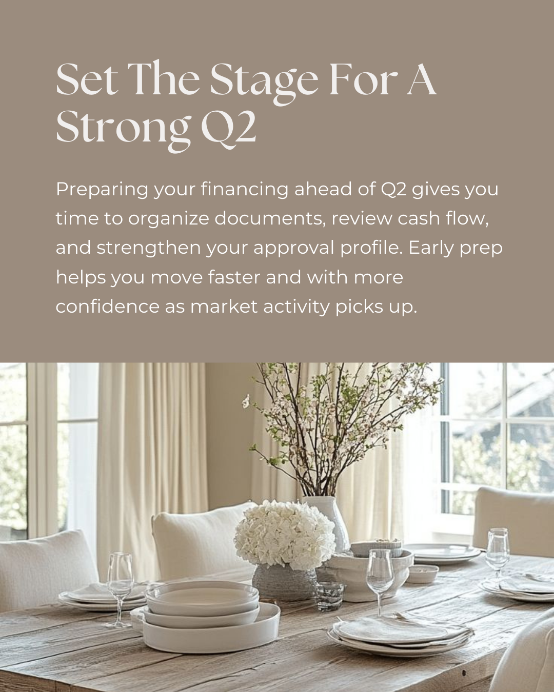 Q2 moves quickly, and preparation makes all the difference. Getting your financing ready now helps you stay ahead of competition and avoid last-minute stress when opportunities come up.

#CanadianBroker #CanadianAgent #HomeLoan #Investment #Finance #