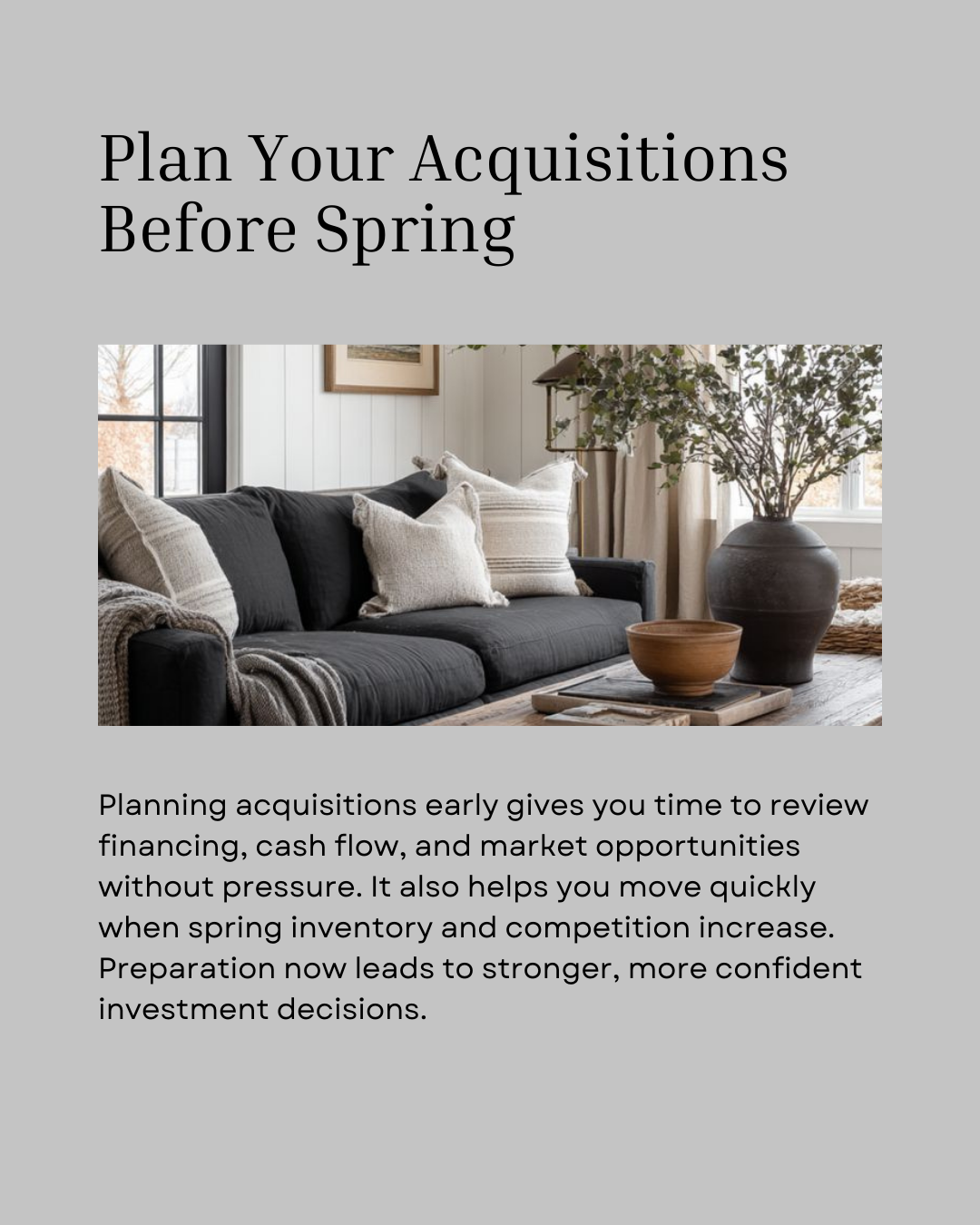 Spring markets move fast—but smart investors plan ahead. Taking time now to review financing and strategy puts you in a strong position when new opportunities appear. Preparation is often the real competitive advantage. #CanadianMortgages #MortgageBr