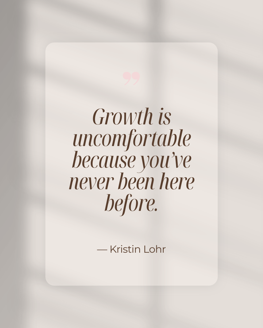 Growth isn’t meant to feel easy, it means you’re stepping into something new. Lean into the discomfort, because that’s often where progress and possibility begin. #CanadianBroker #CanadianAgent #HomeLoan #Investment #Finance #MortgageRate #CreditRepa