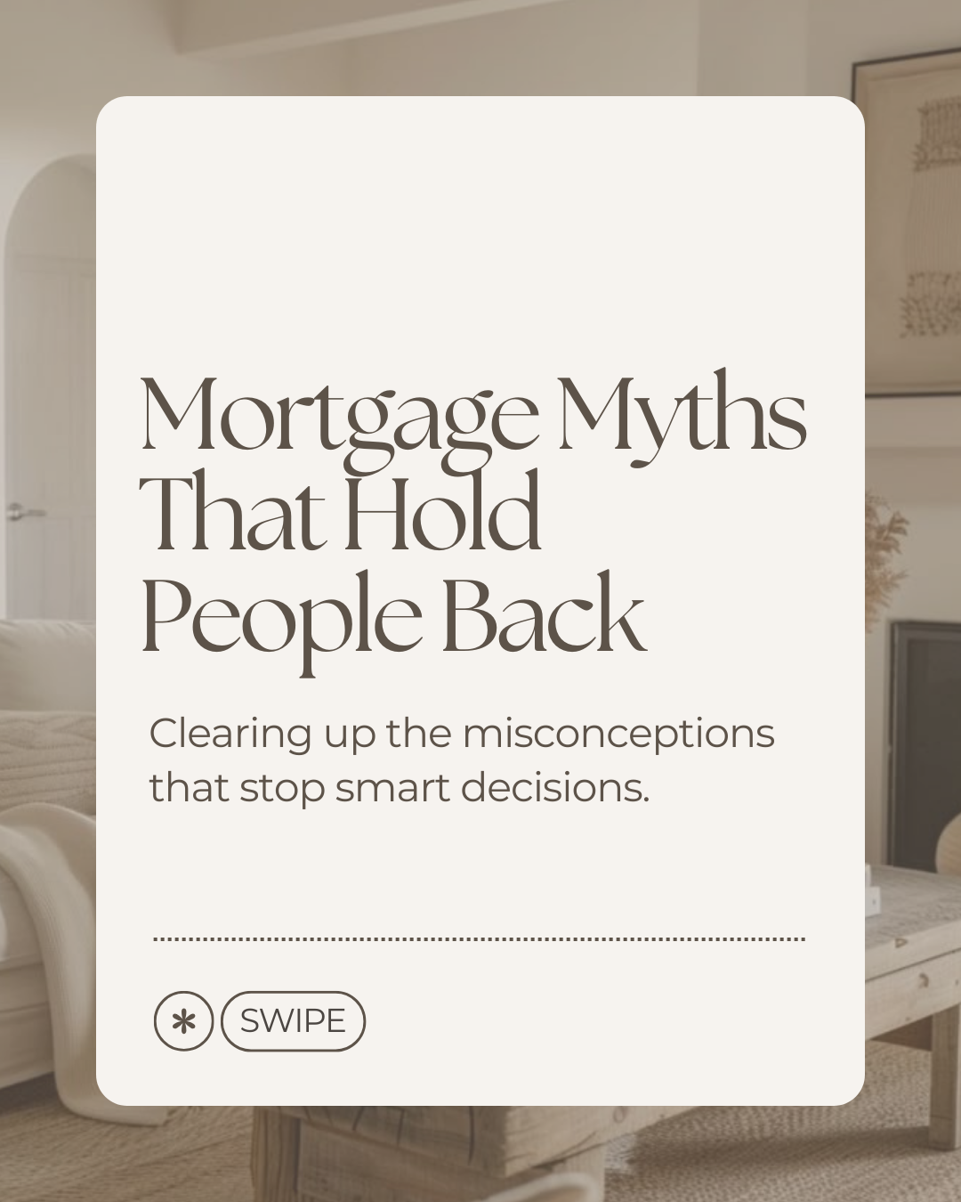 Mortgage myths keep many people stuck longer than they need to be. Once you understand your real options, planning becomes easier and decisions feel more confident. Knowledge is often the first step forward.

#CanadianBroker #CanadianAgent #HomeLoan 