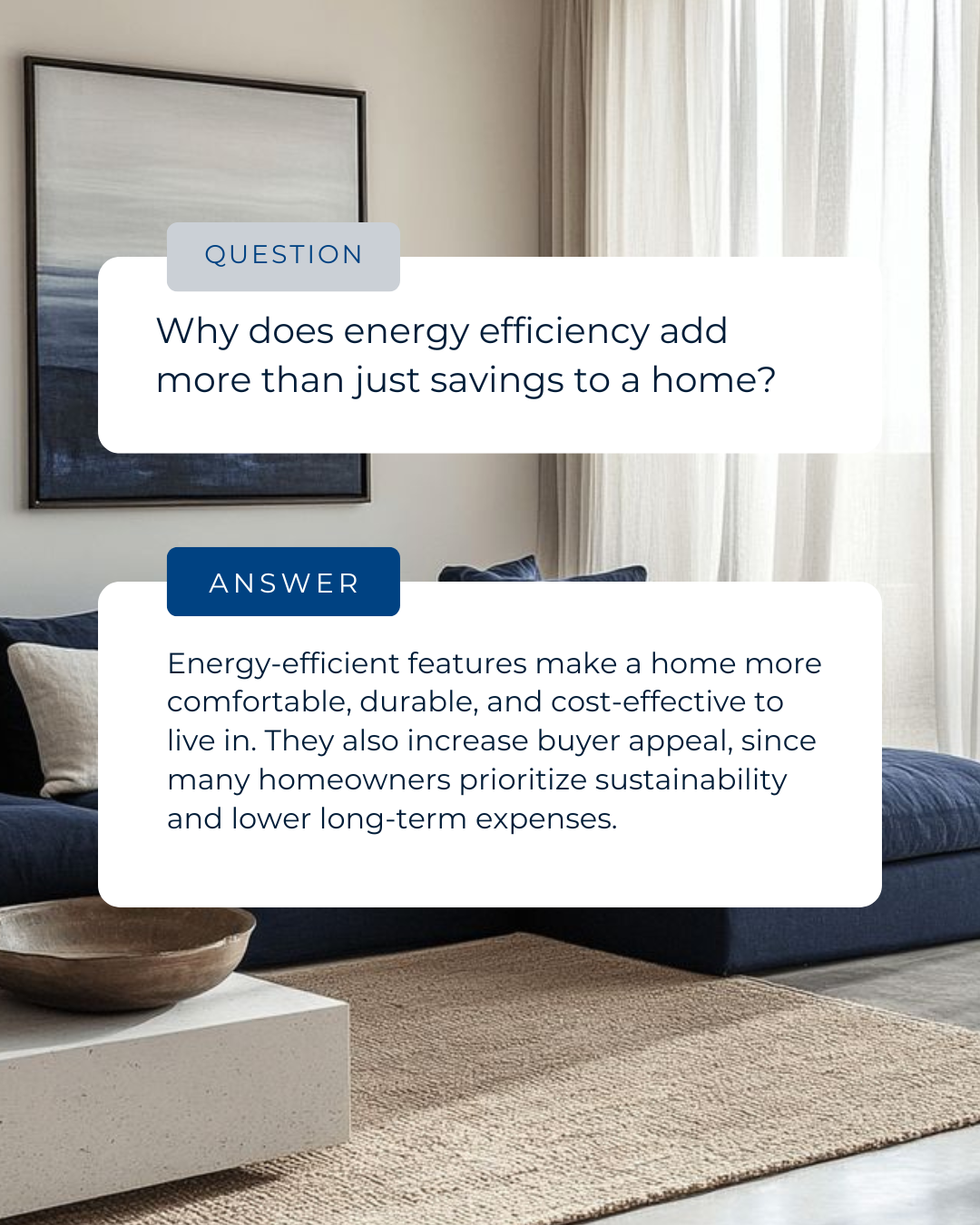 Energy efficiency does more than cut monthly bills—it makes your home more comfortable, sustainable, and attractive to today’s buyers. From upgraded windows to smart thermostats, these features add real value and long-lasting appeal. #CanadianBroker 